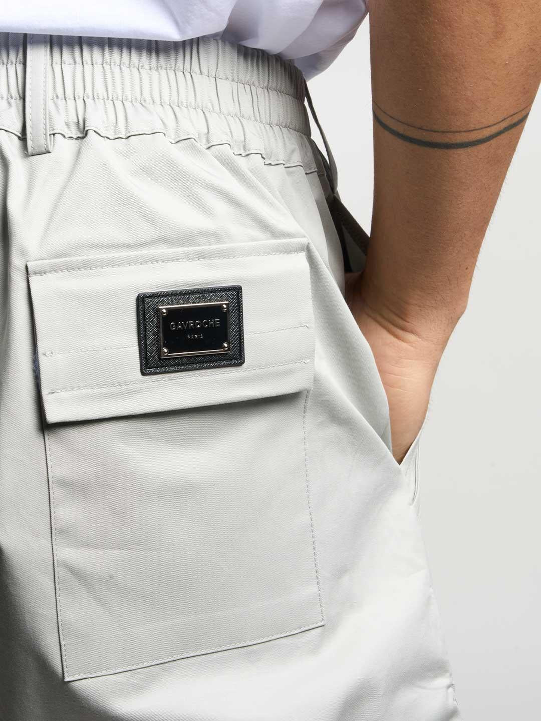 Gavroche bermuda grigio cargo