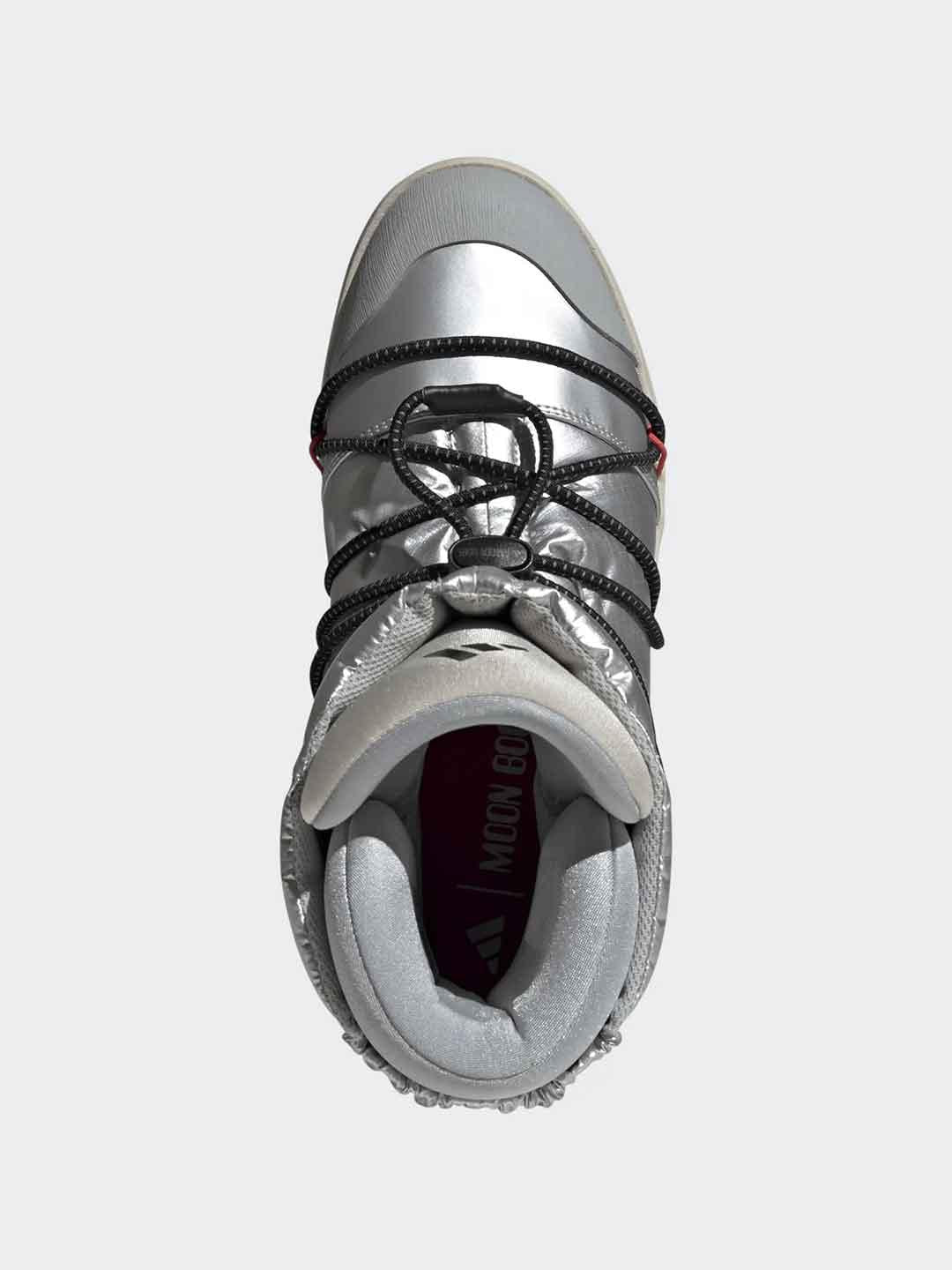 Adidas Ace Mid stivali argento x Moon Boot