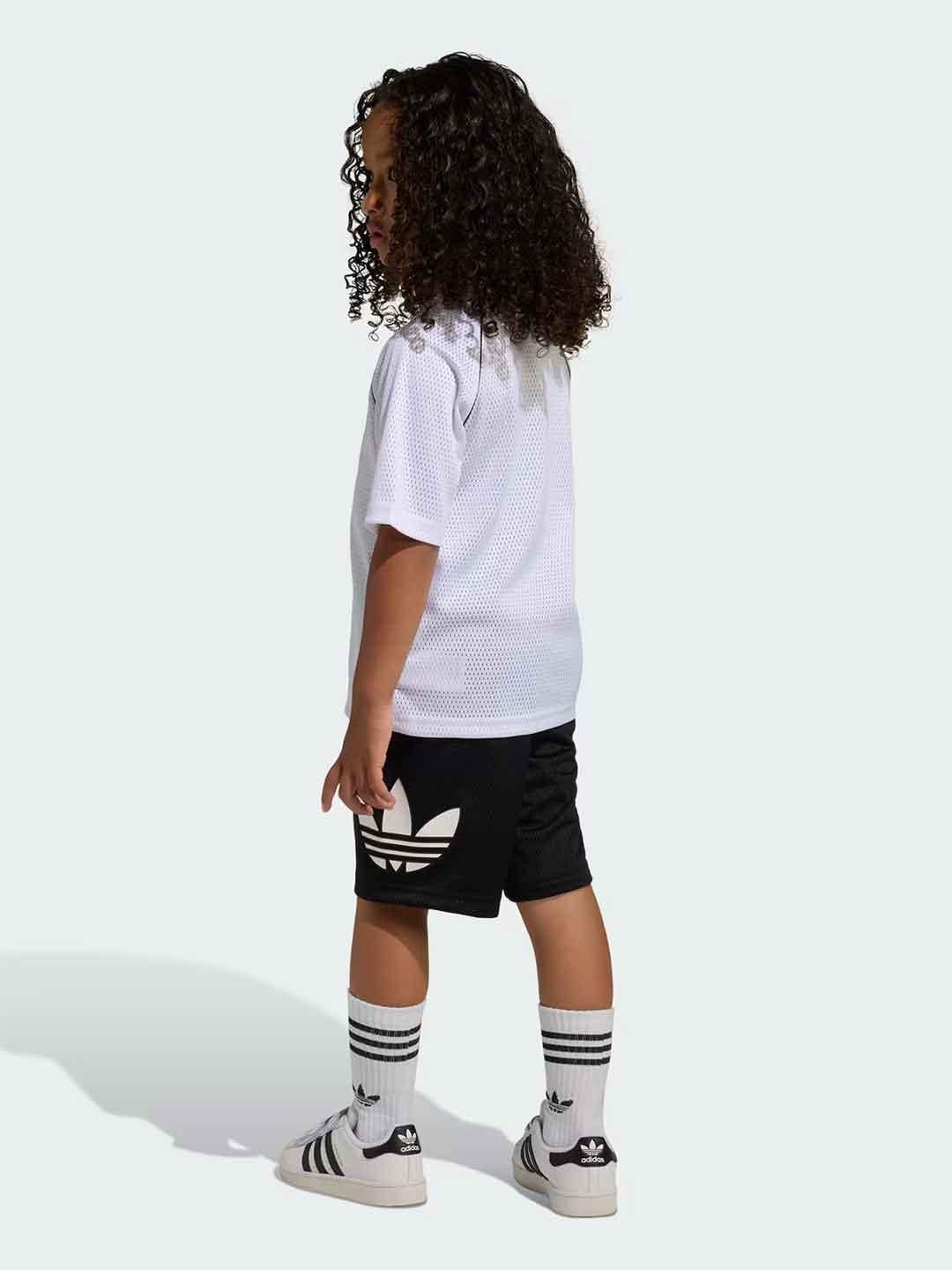 Adidas coordinato kids bianco