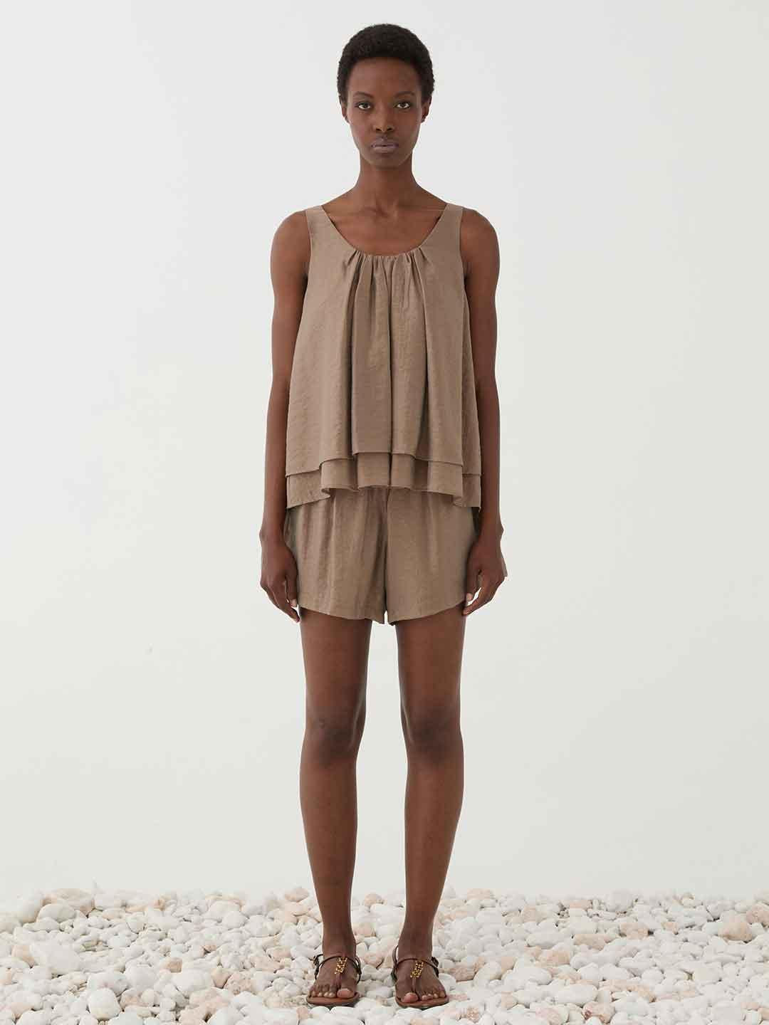 Eleh shorts marrone