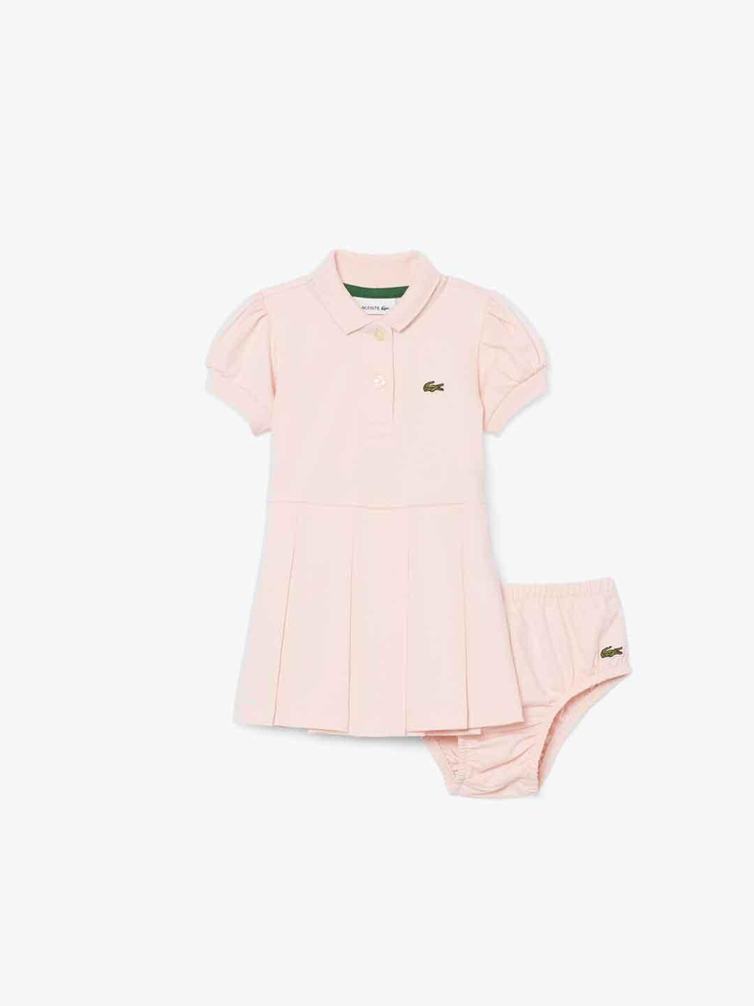 Lacoste coordinato kids rosa