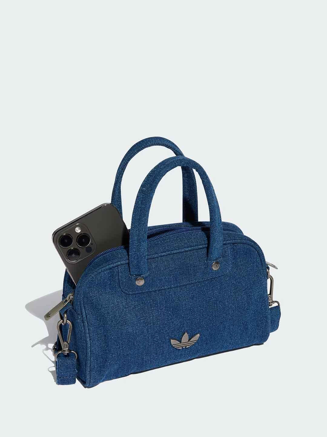 Adidas Adicolor borsa in jeans mini