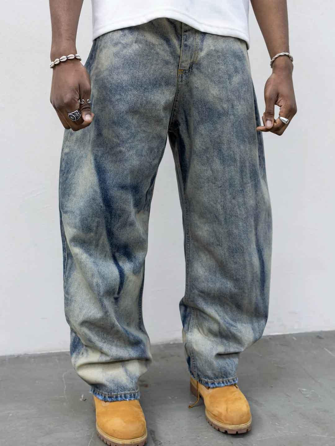 Present Day jeans blu modello balloon