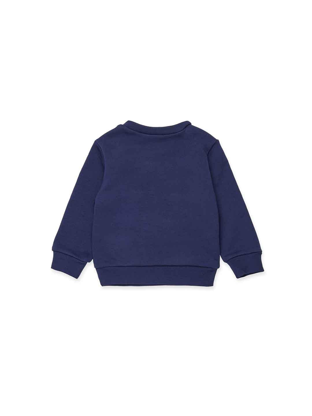 Dsquared 2 felpa kids blu con logo giallo