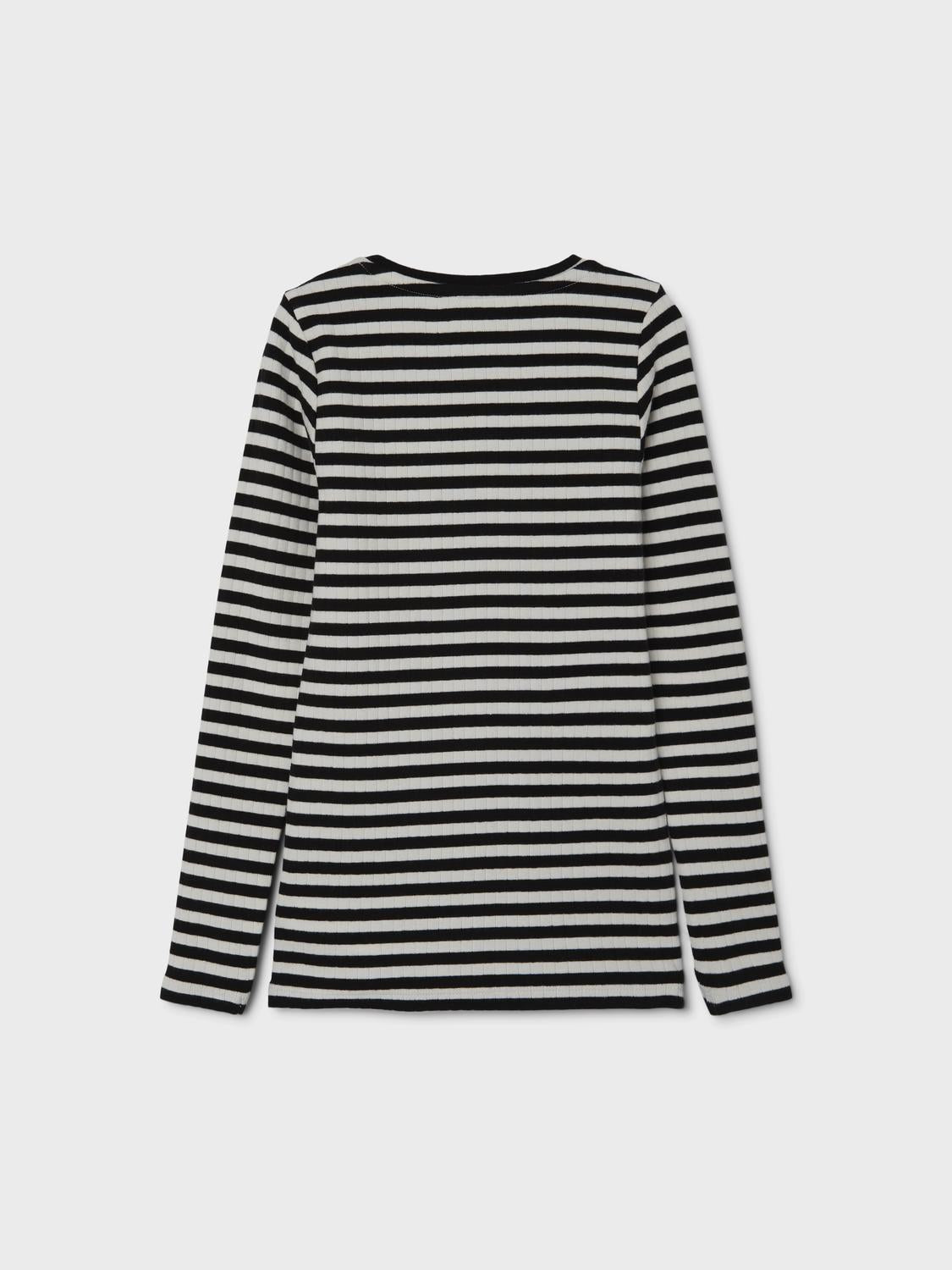 Name It maglia kids bianco e nero a righe