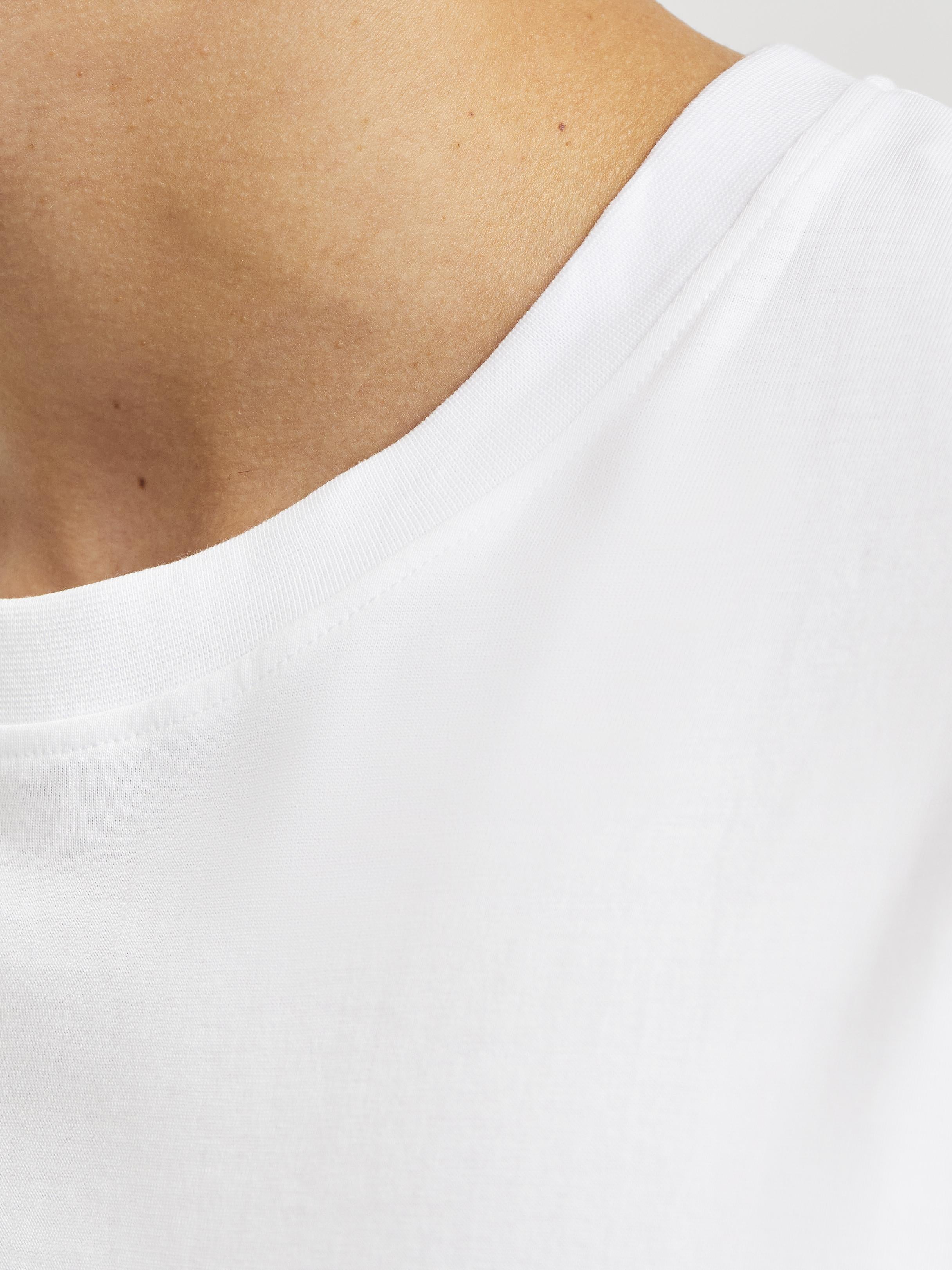 Jack & Jones t-shirt bianco con grafica grattacieli