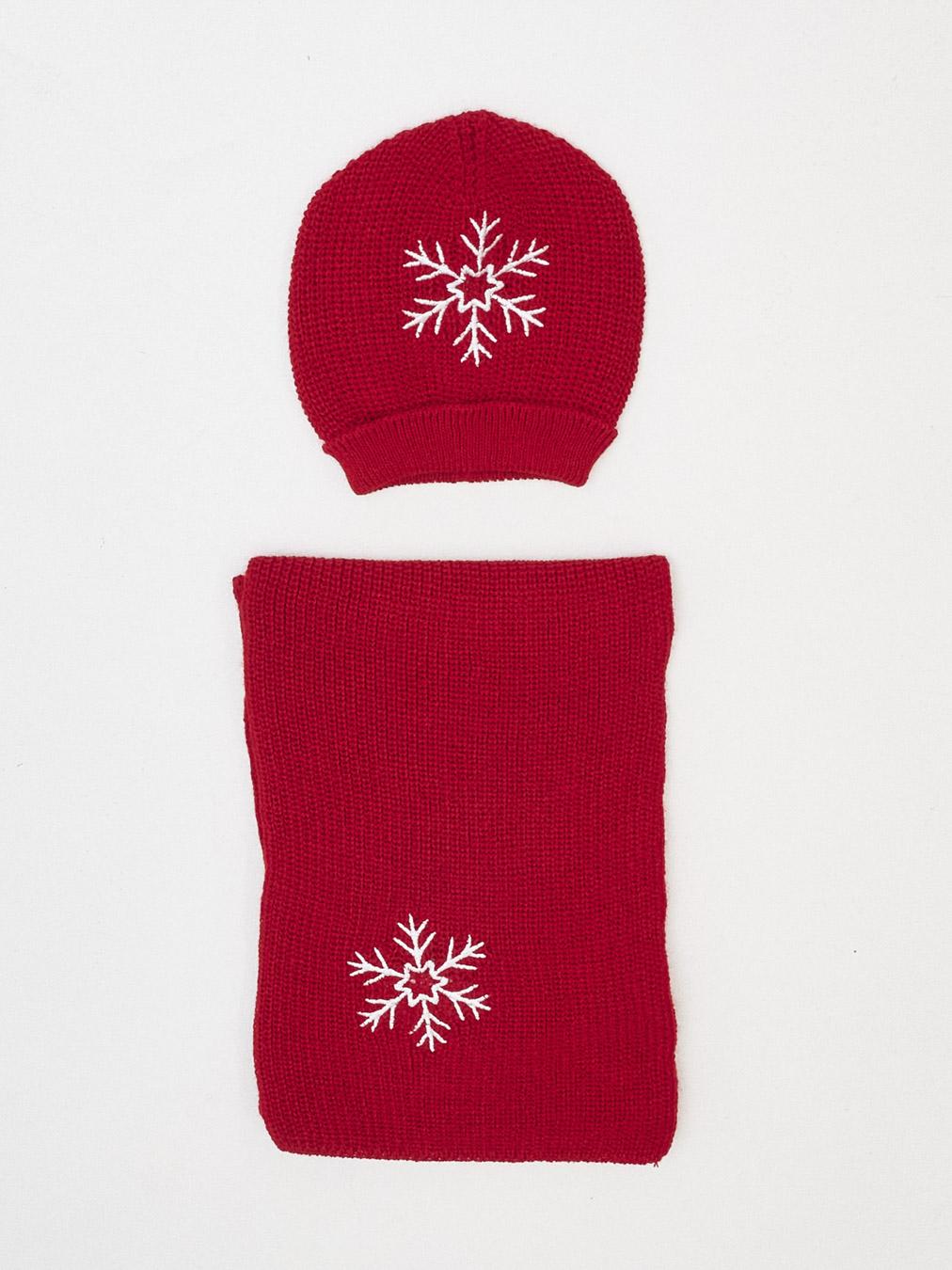 Vicolo kids set cappello e sciarpa in lana