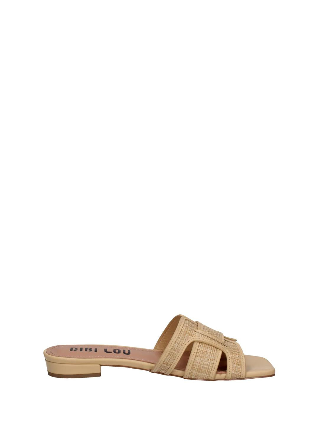 Bibi Lou Holly sandali beige in rafia
