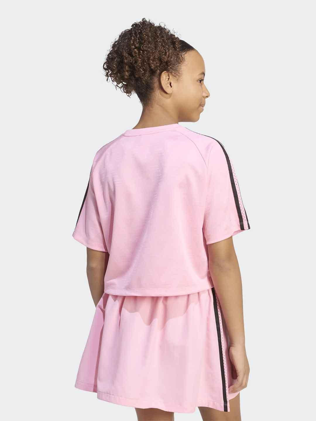 Adidas t-shirt kids rosa crop
