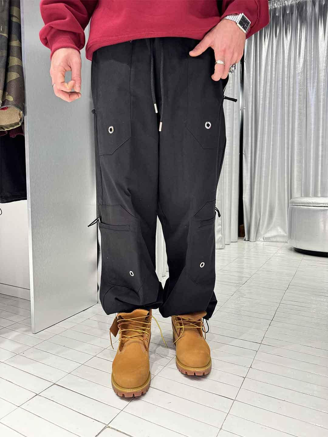All Five Abu Dhabi pantalone nero cargo