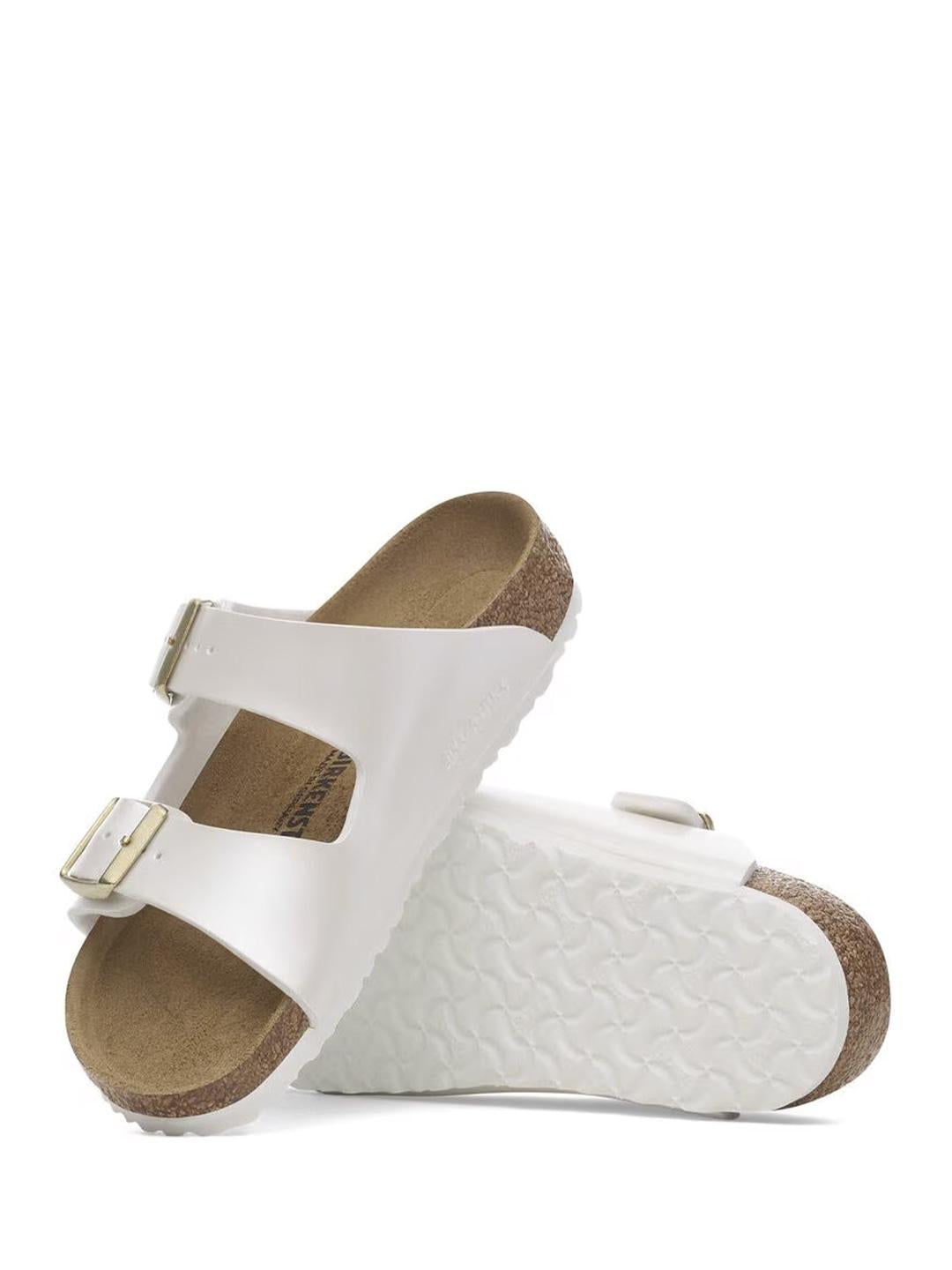 Birkenstock Arizona sandali kids bianco perlato