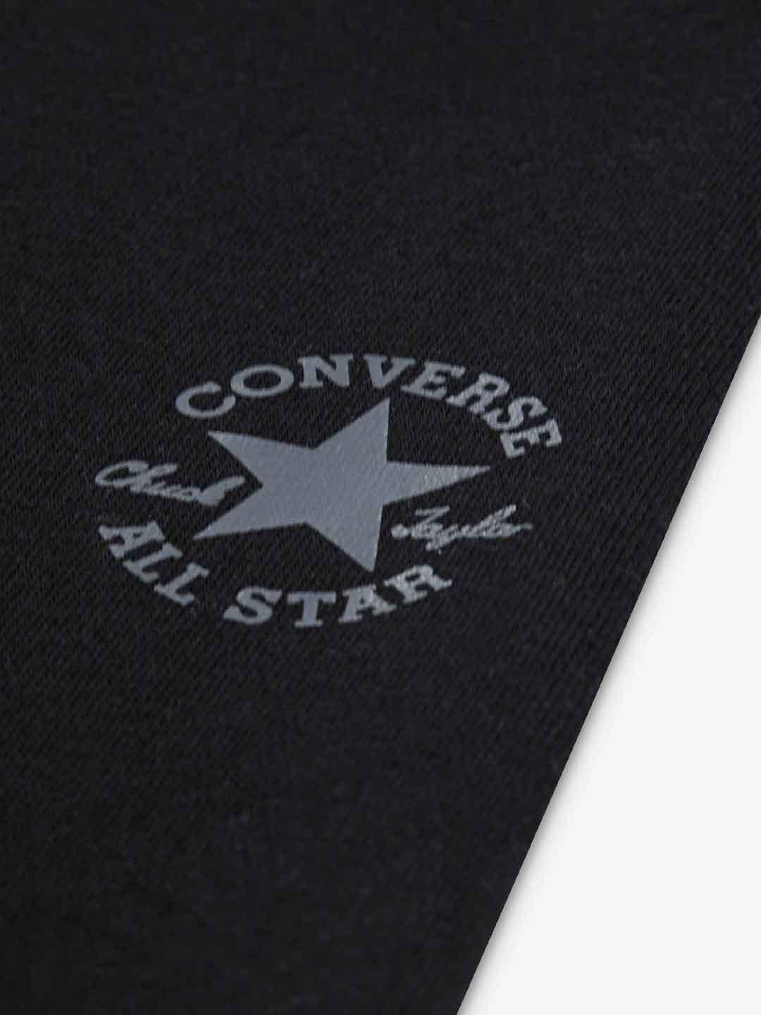 Converse coordinati kids nero a tuta