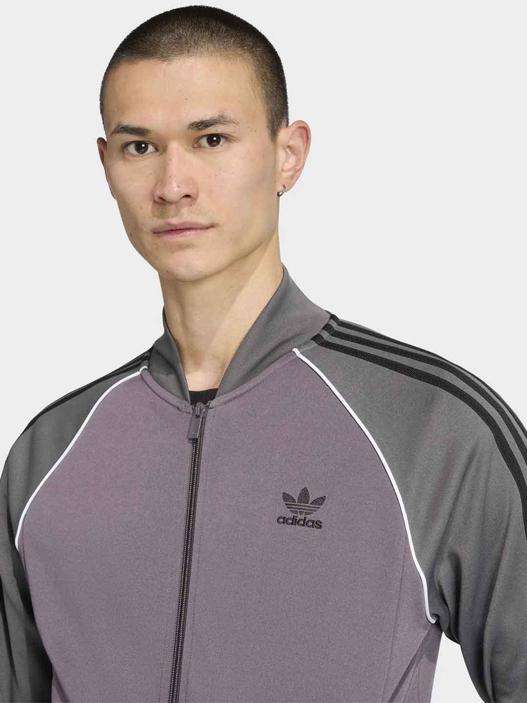 Adidas felpa grigio