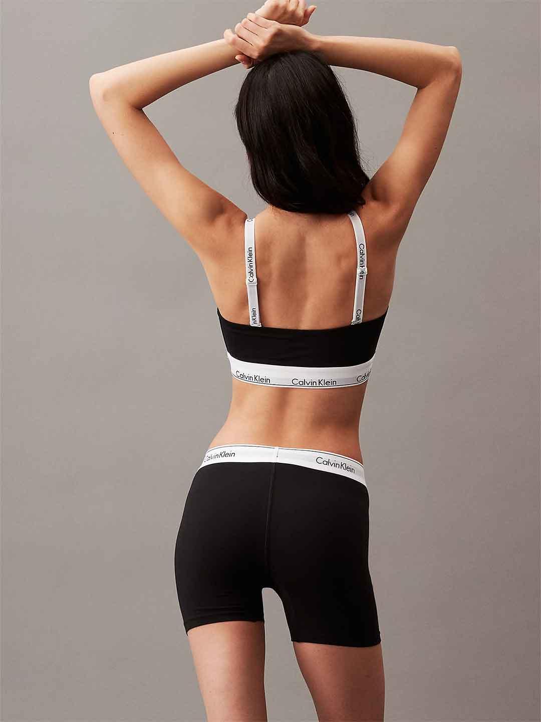 Calvin Klein top nero con coppe