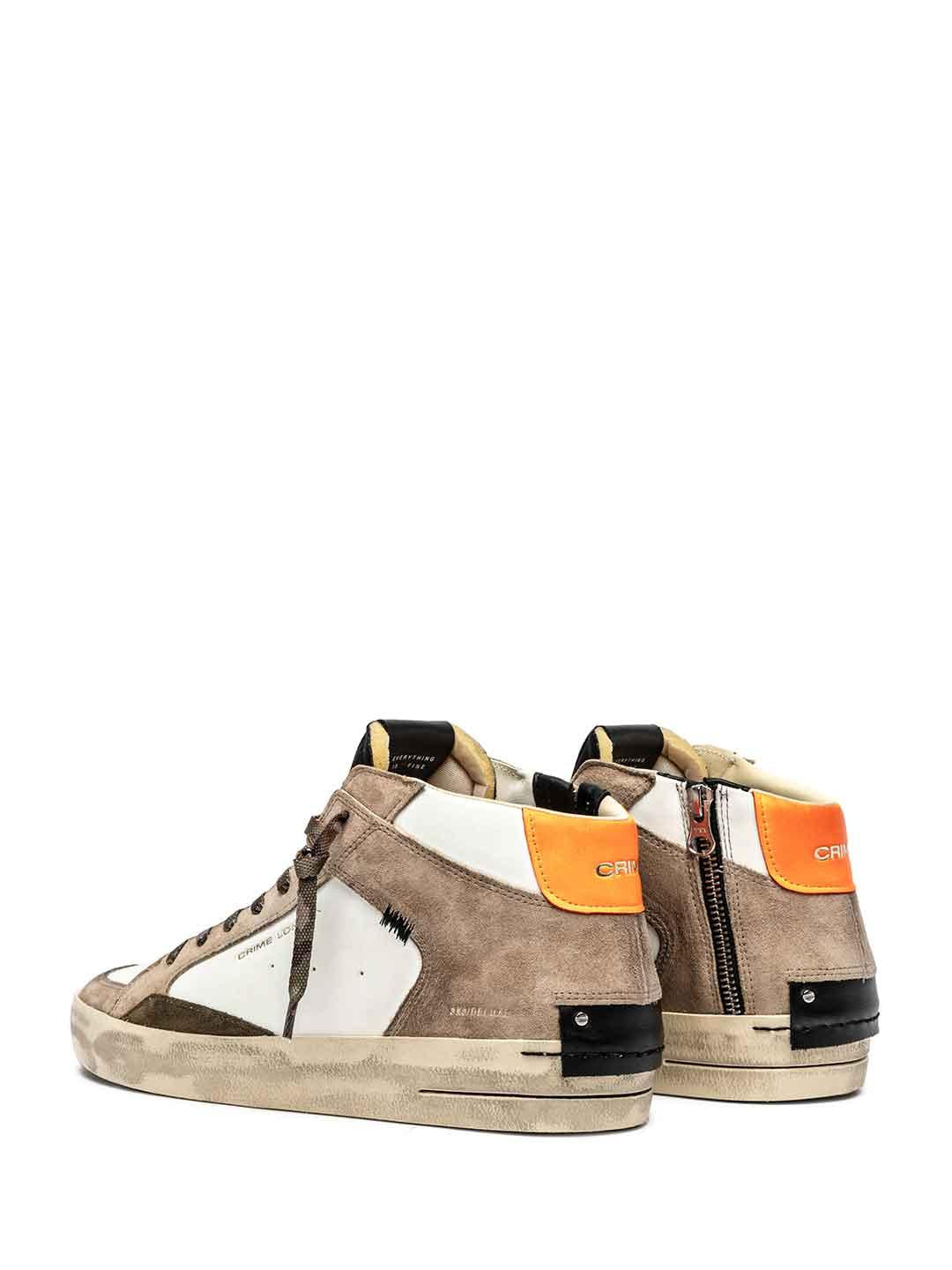 Crime Sk8 Deluxe Mid sneakers beige