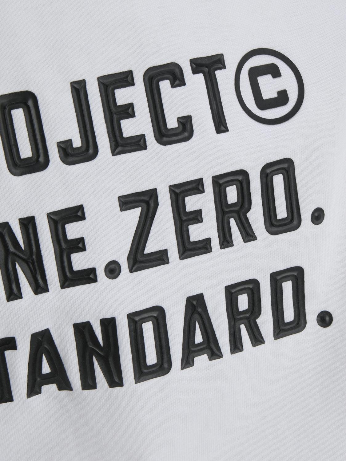 Jack & Jones t-shirt bianco con grafica sul retro