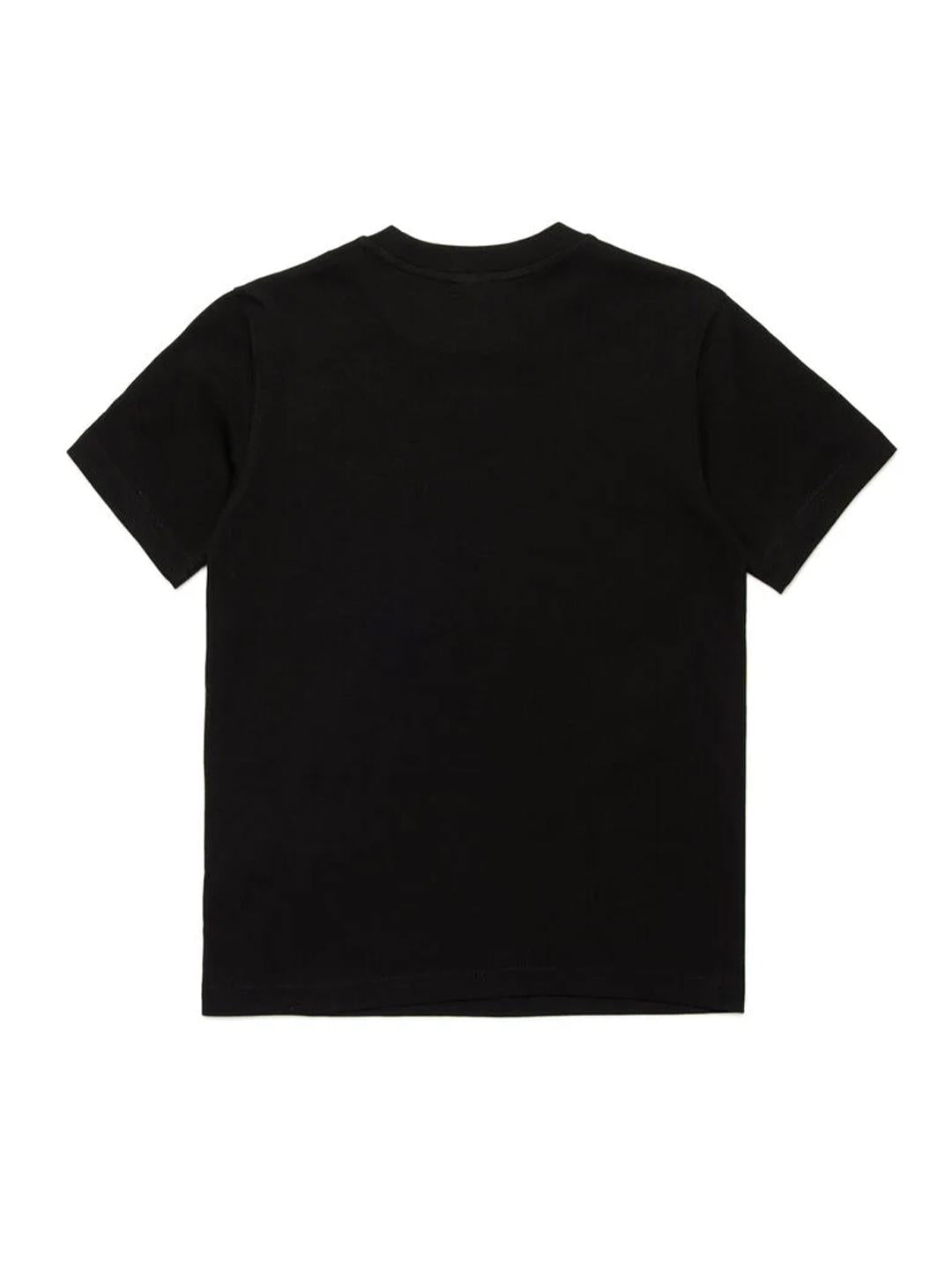 Diesel Tdiegord t-shirt nero con logo mini