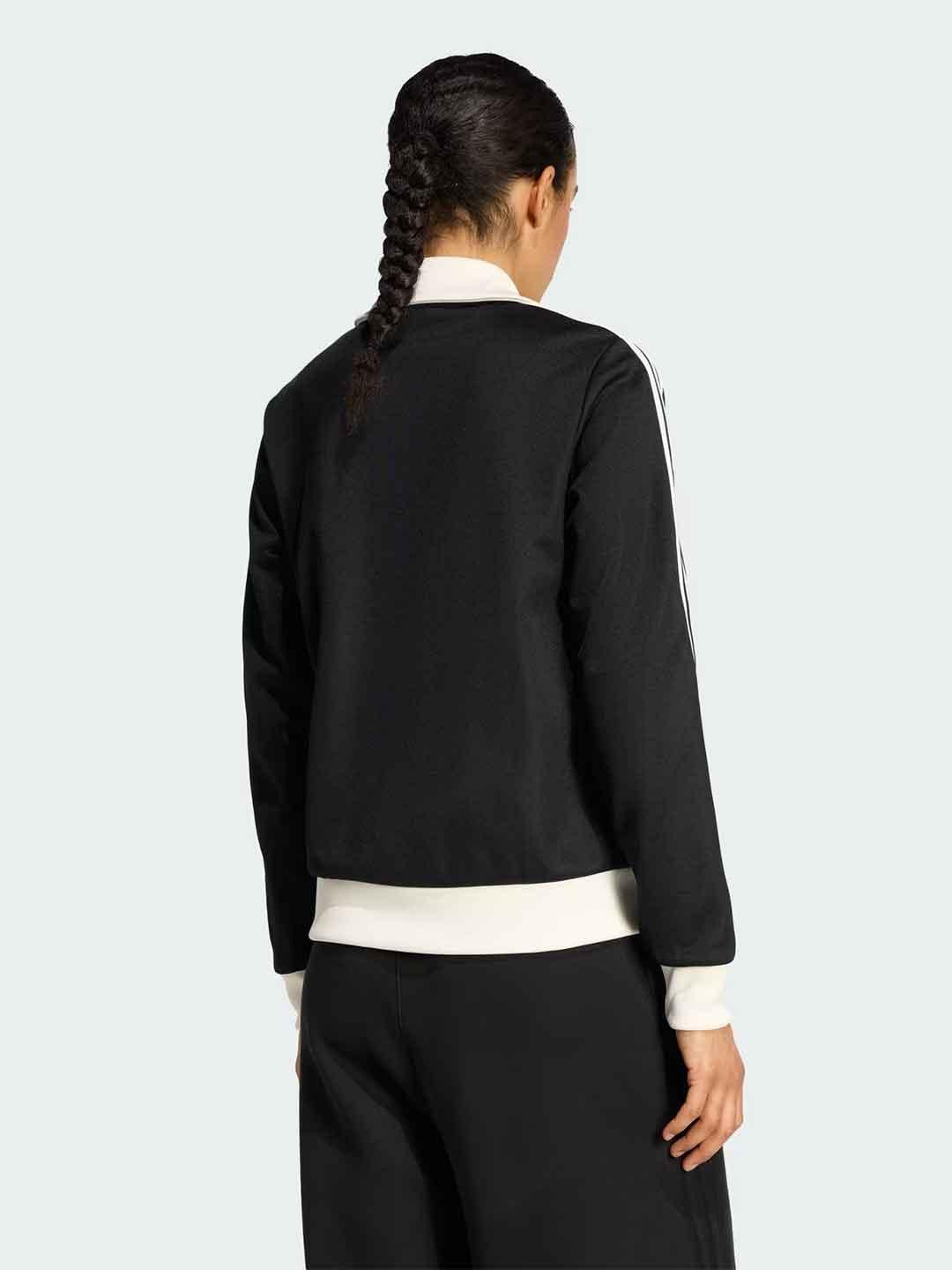 Adidas felpa nero con zip