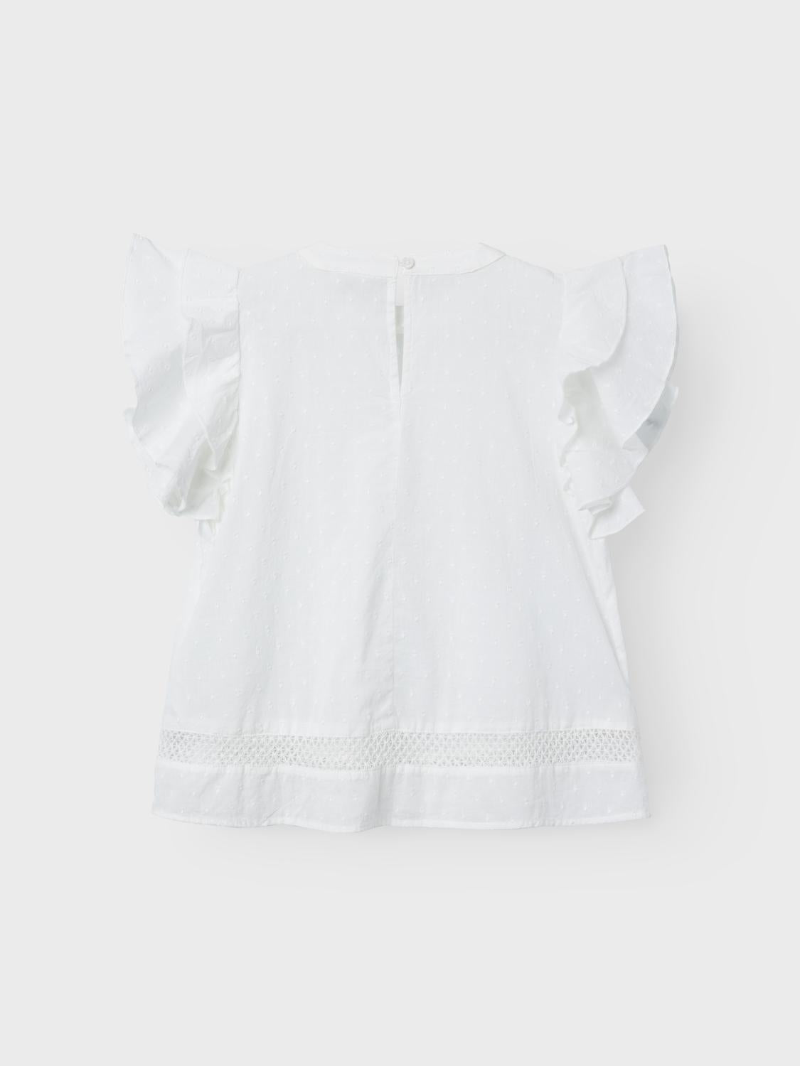 Name It maglia kids bianco con volant