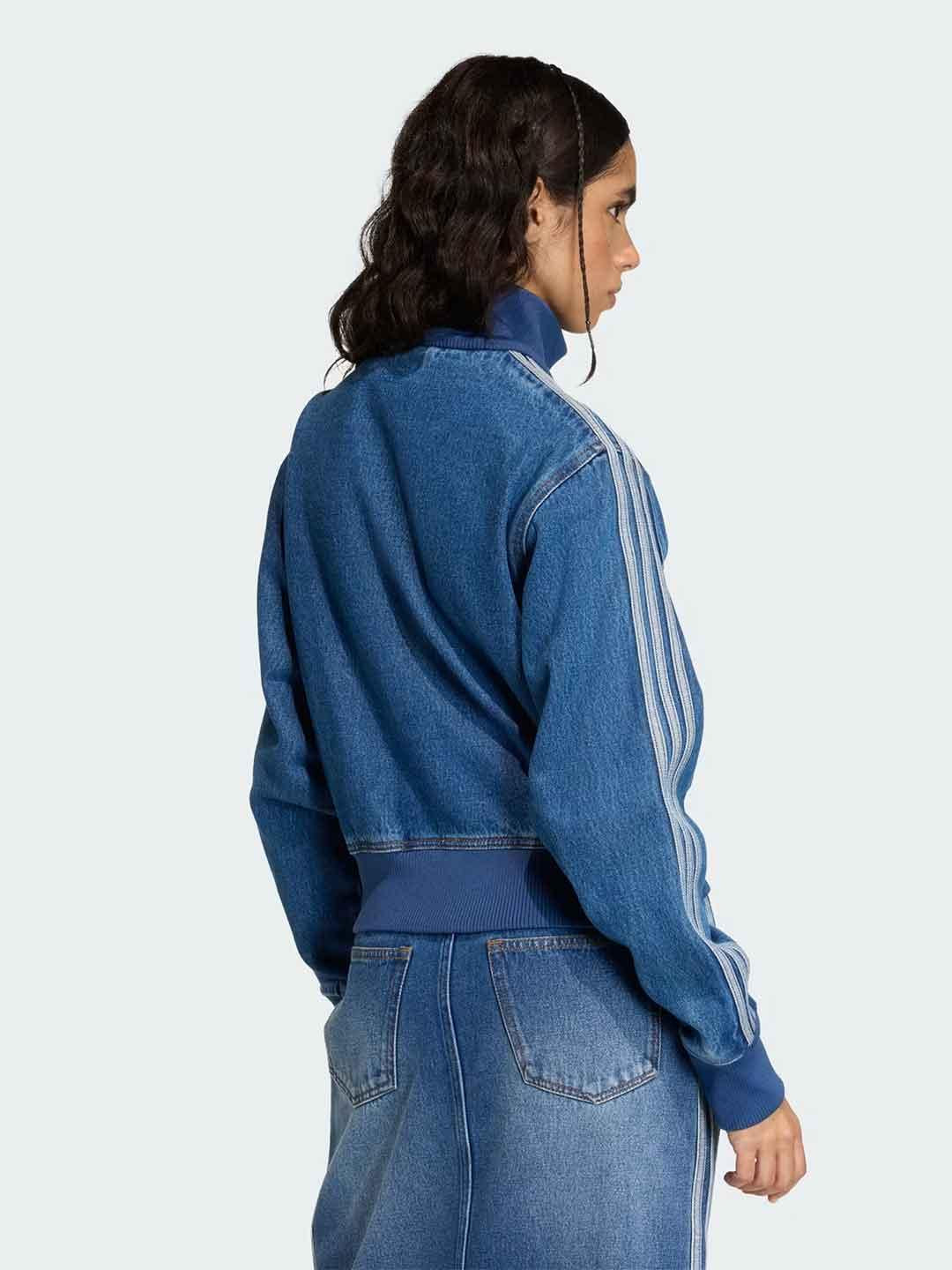 Adidas Firebird felpa in jeans