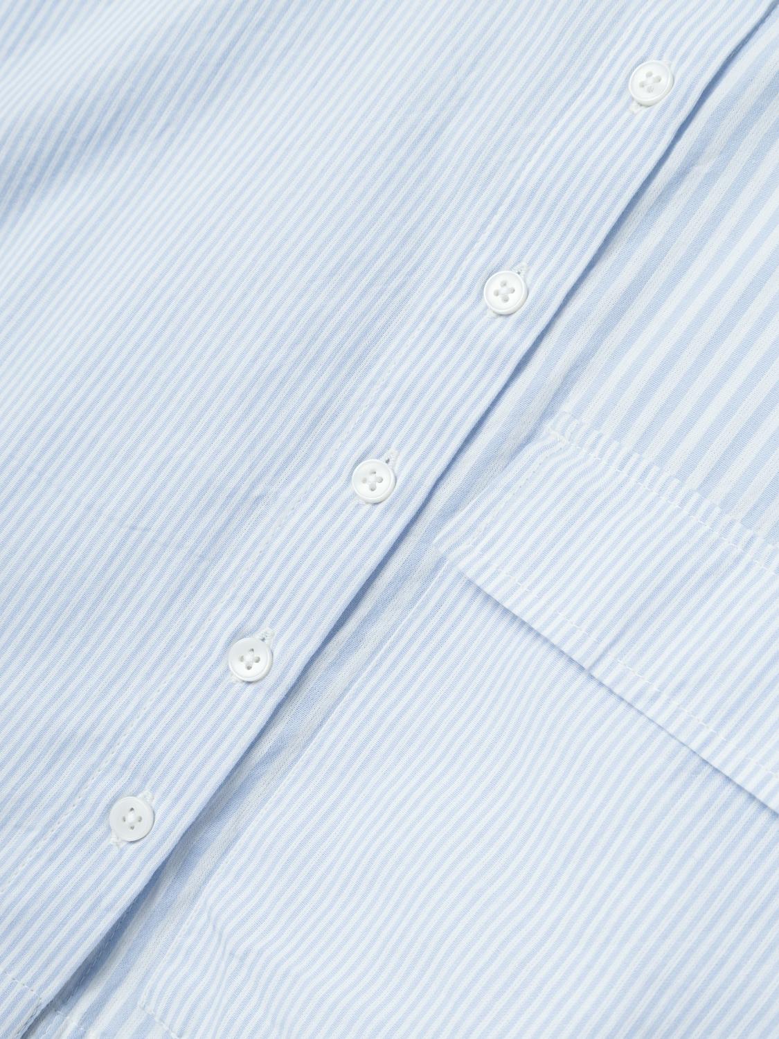 Name It camicia kids celeste a righe crop