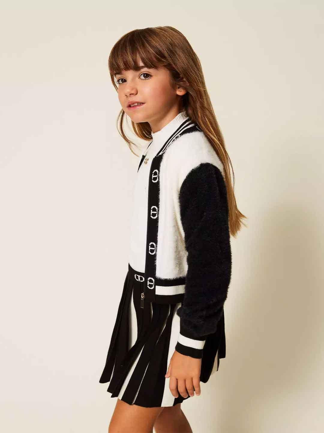 Twinset cardigan kids bianco