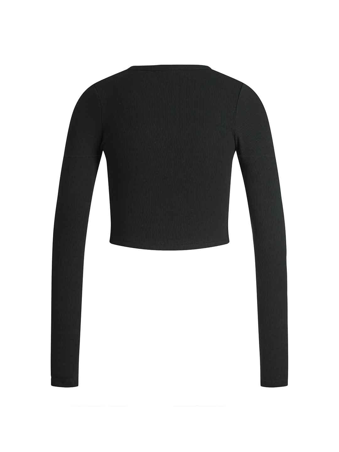 JJXX Feline t-shirt nero manica lunga