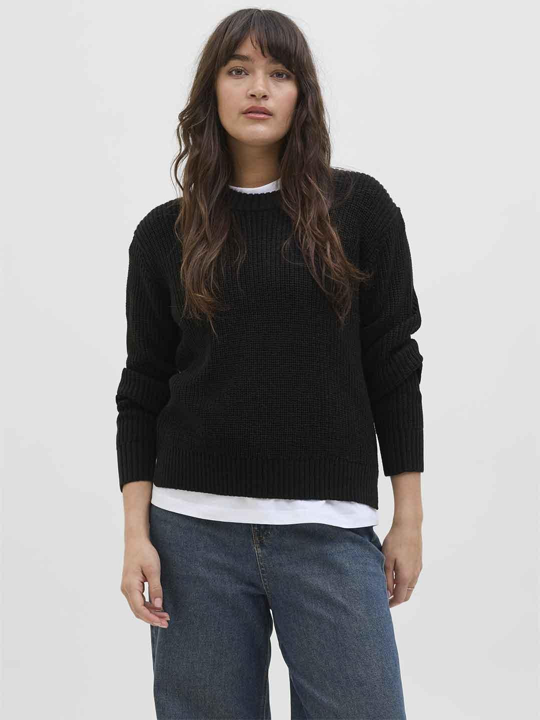 JJXX Global maglione nero