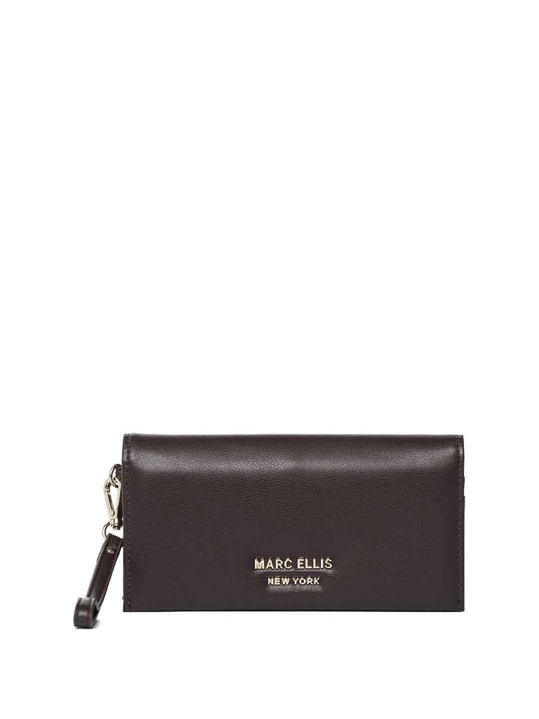 Marc Ellis Marc Wallet portafogli marrone grande