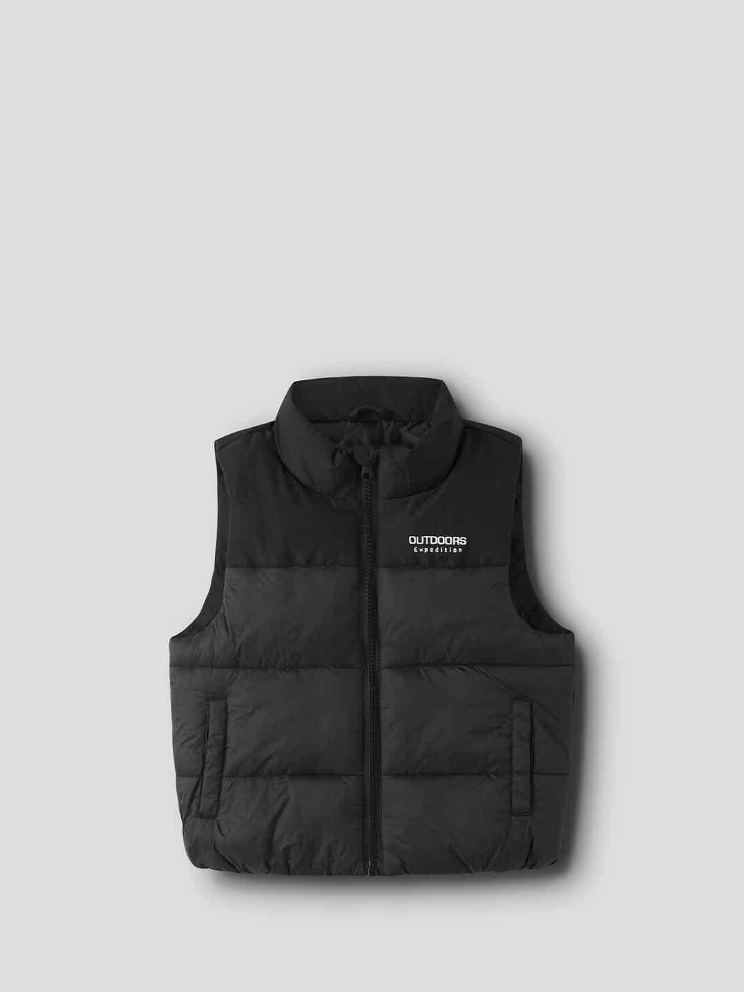 Name It giubbino kids nero smanicato