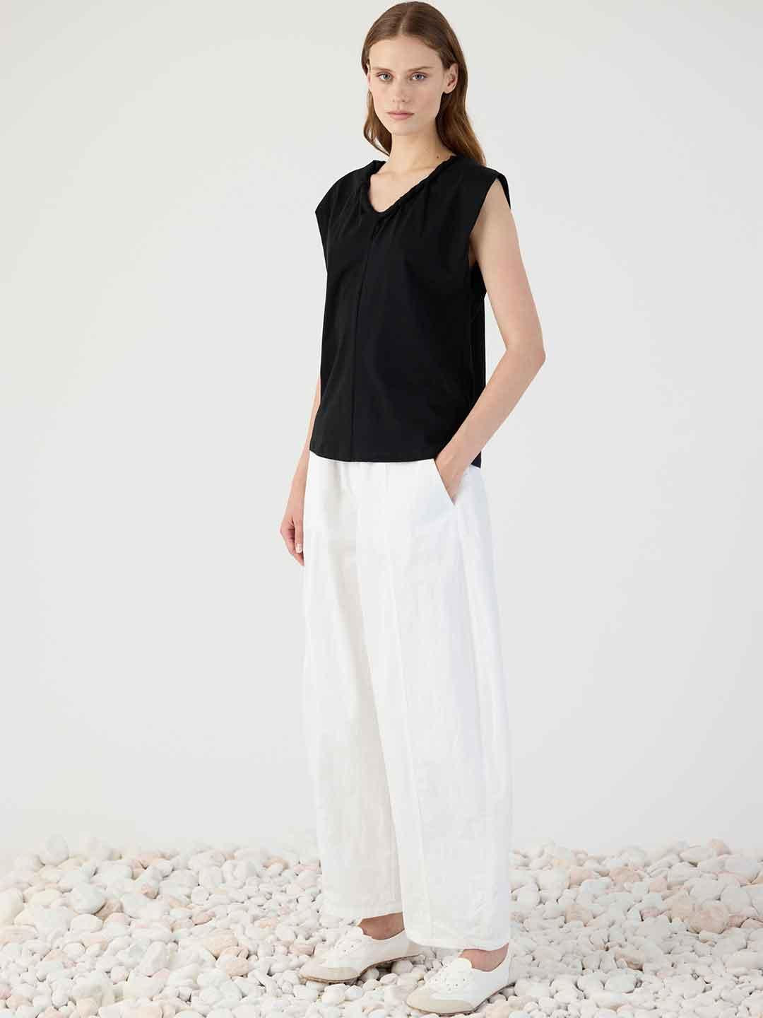 Eleh pantaloni bianco