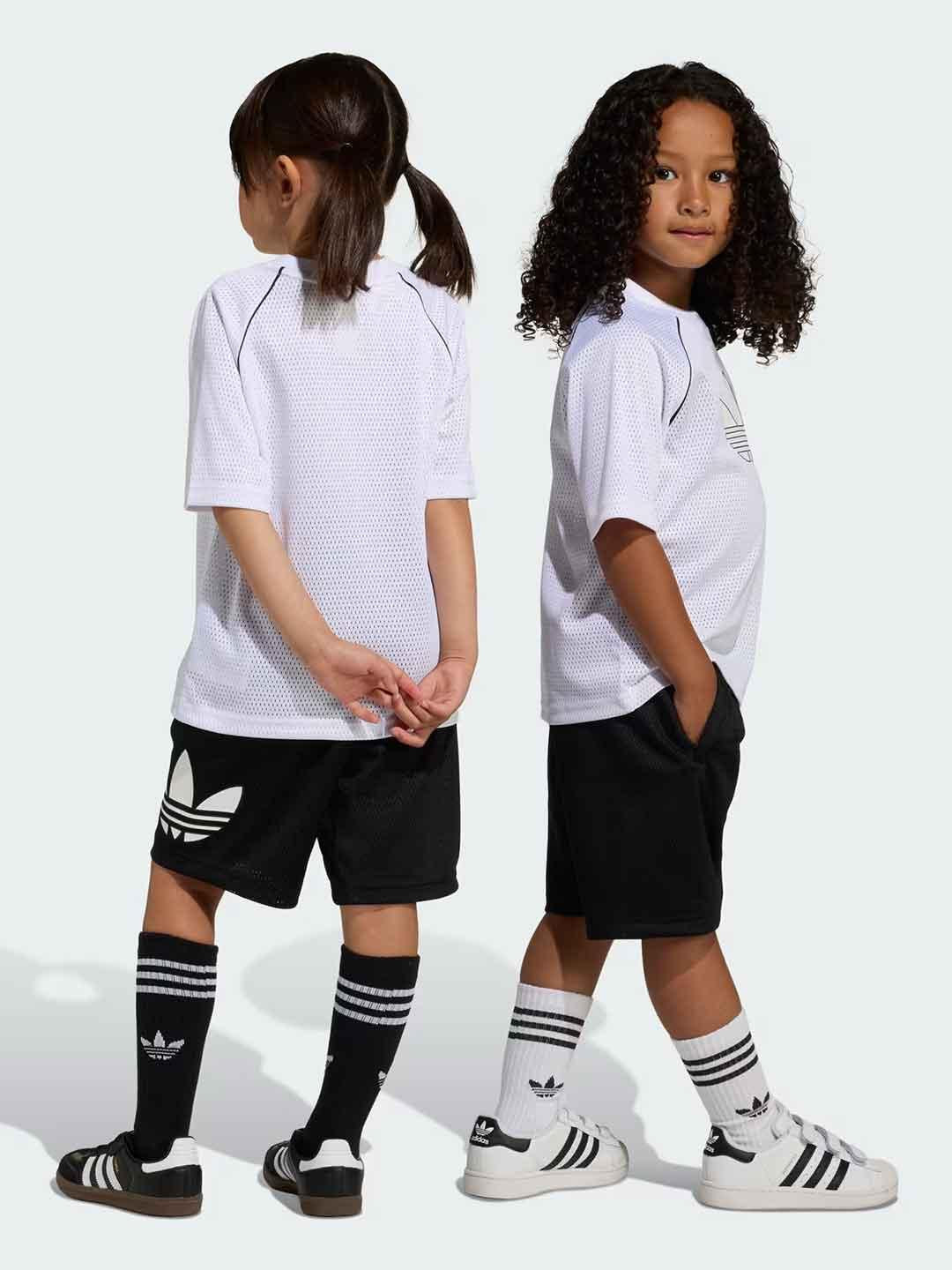 Adidas coordinato kids bianco