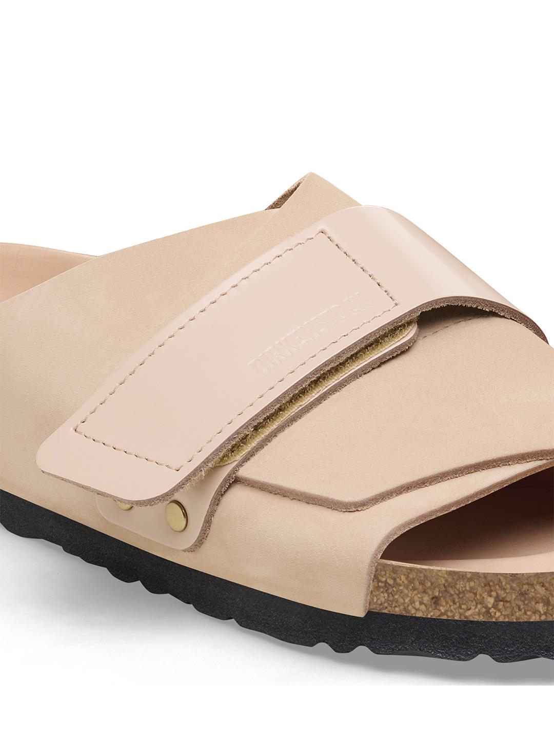 Birkenstock Kyoto sandali cipria con strappo