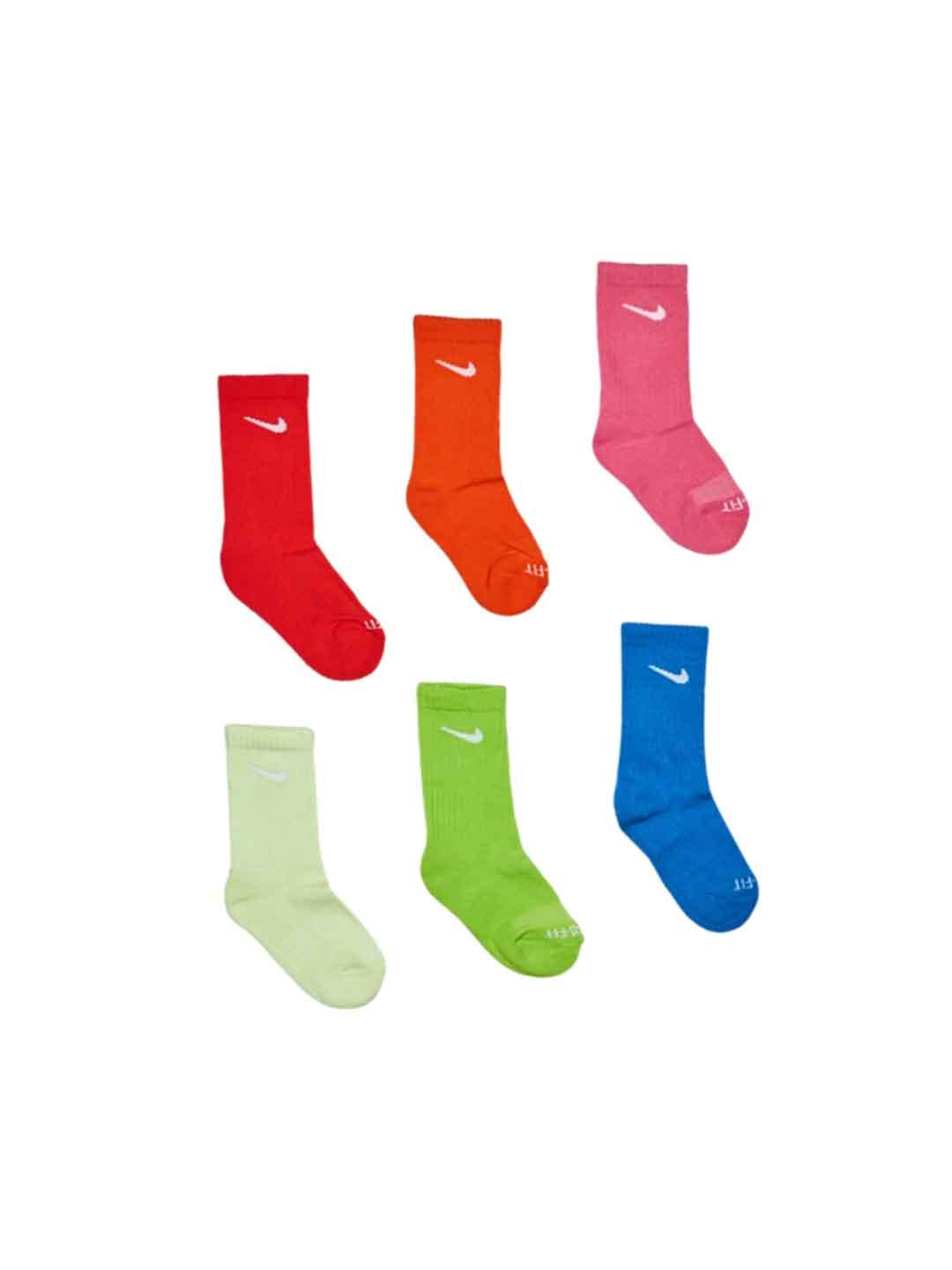 Nike calzini kids multicolor set da 6 paia