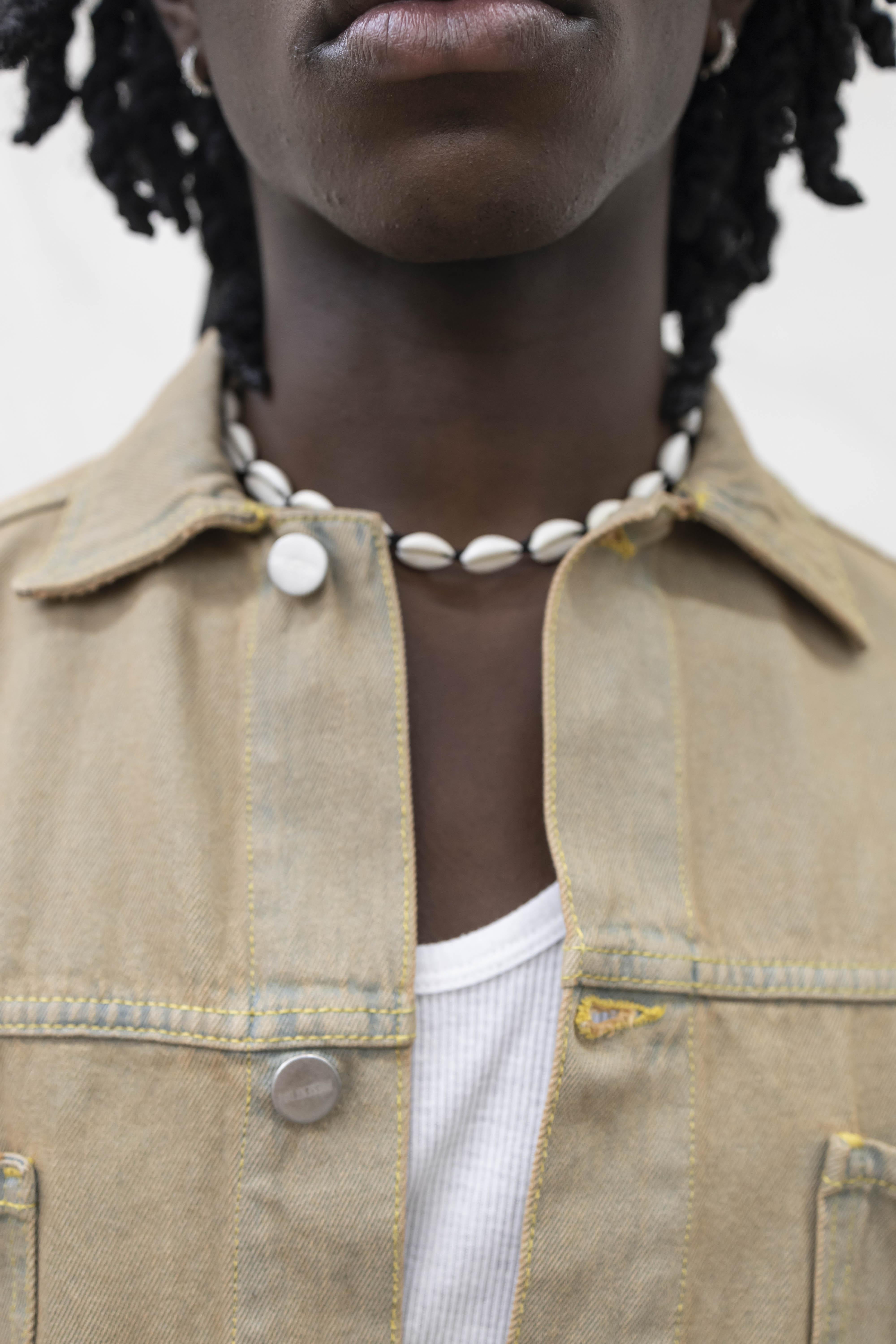 Present Day coordinato beige in denim