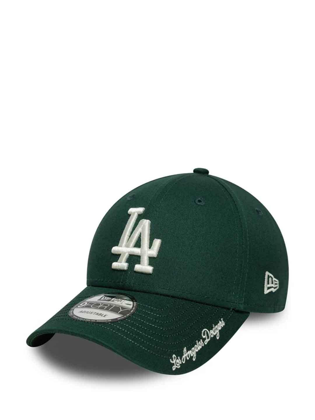 New Era 9Forty cappello verde con logo bianco