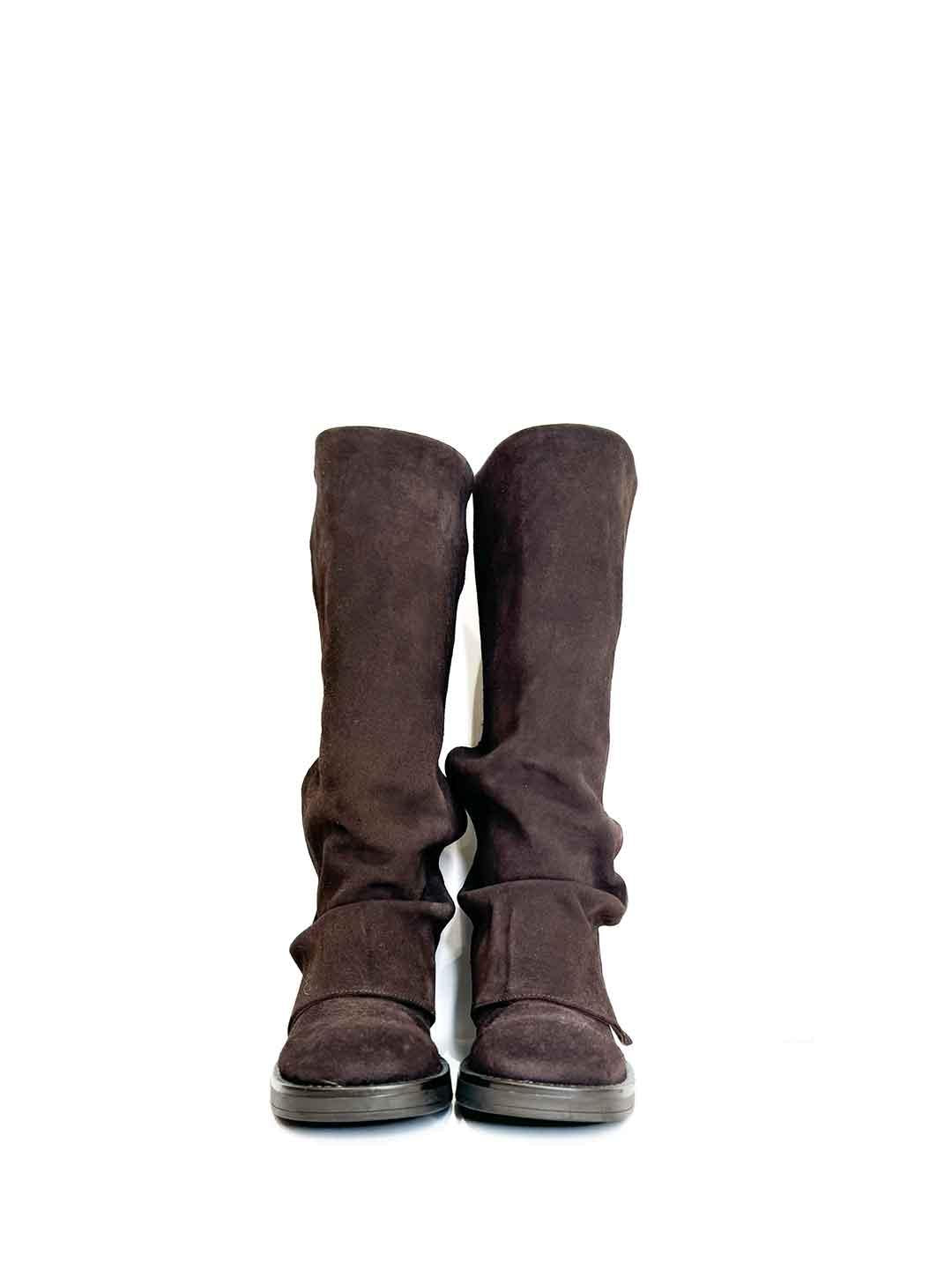 Aniye By anfibio marrone in camoscio