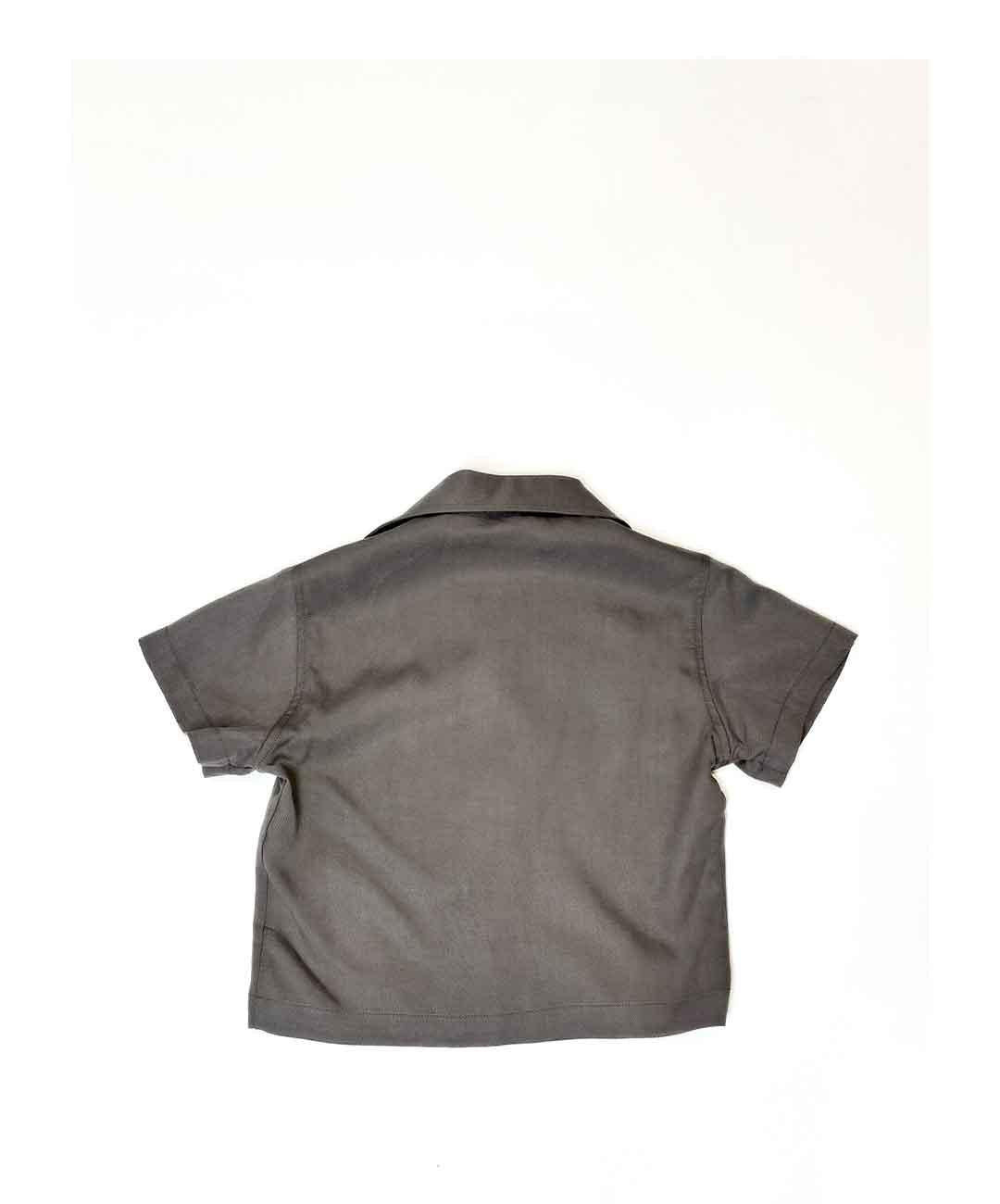 I'm Brian camicia kids grigio mezza manica