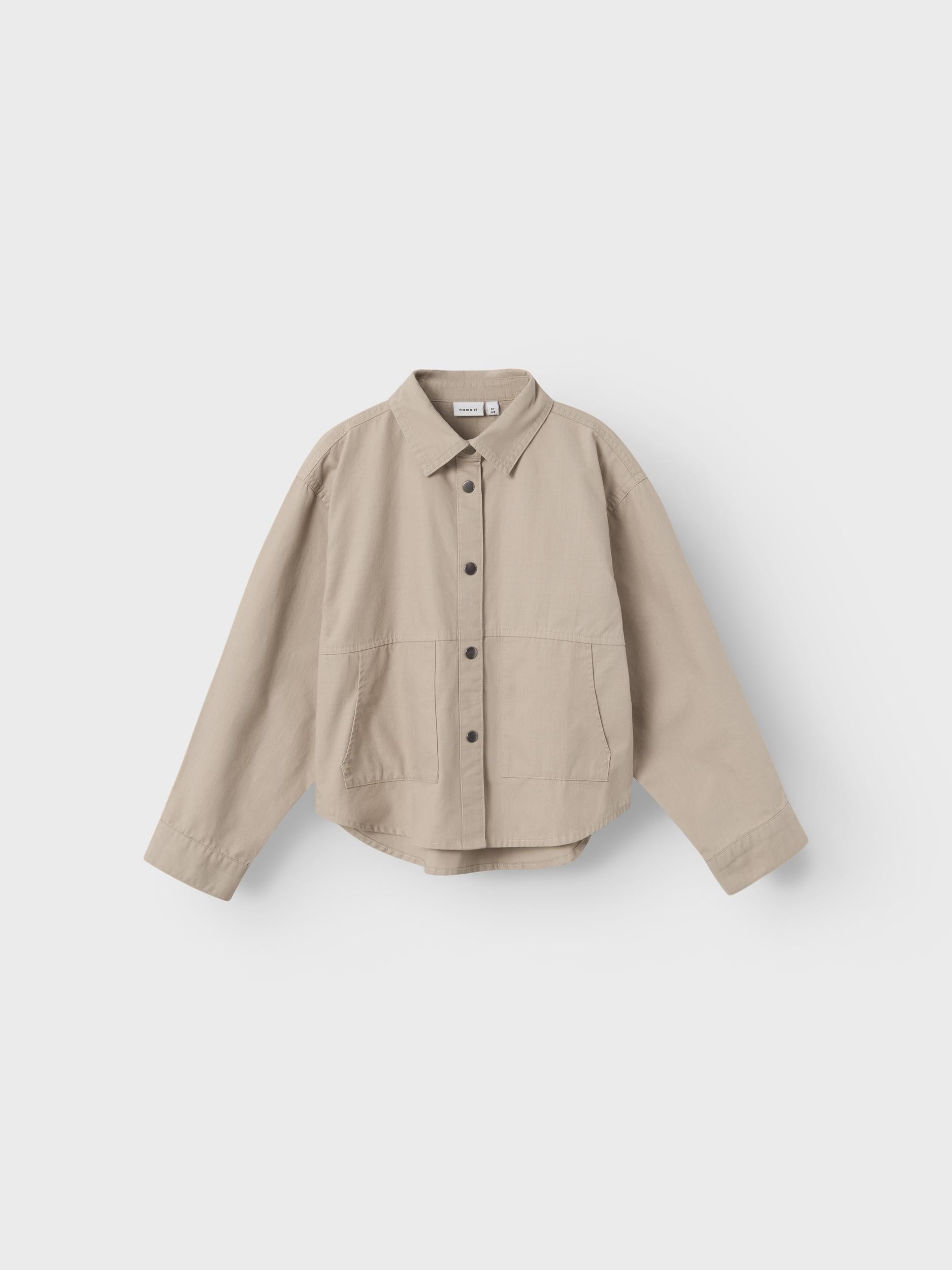 Name It camicia kids beige oversize