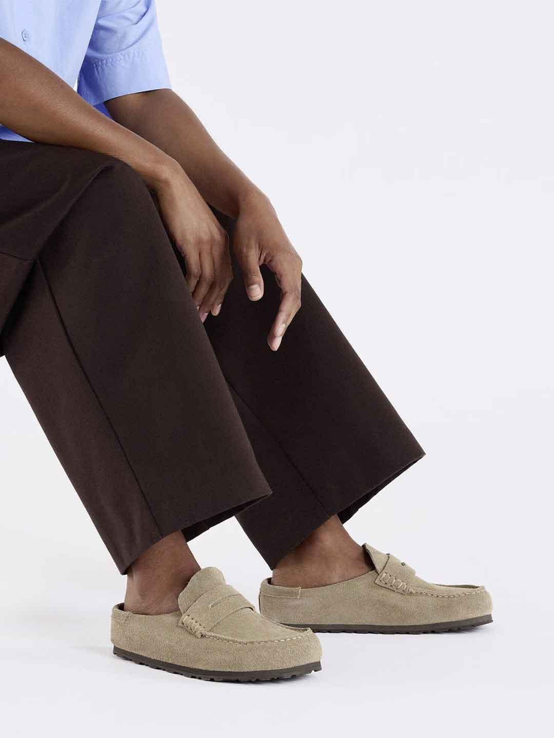 Birkenstock Naples Wrapped sabot beige