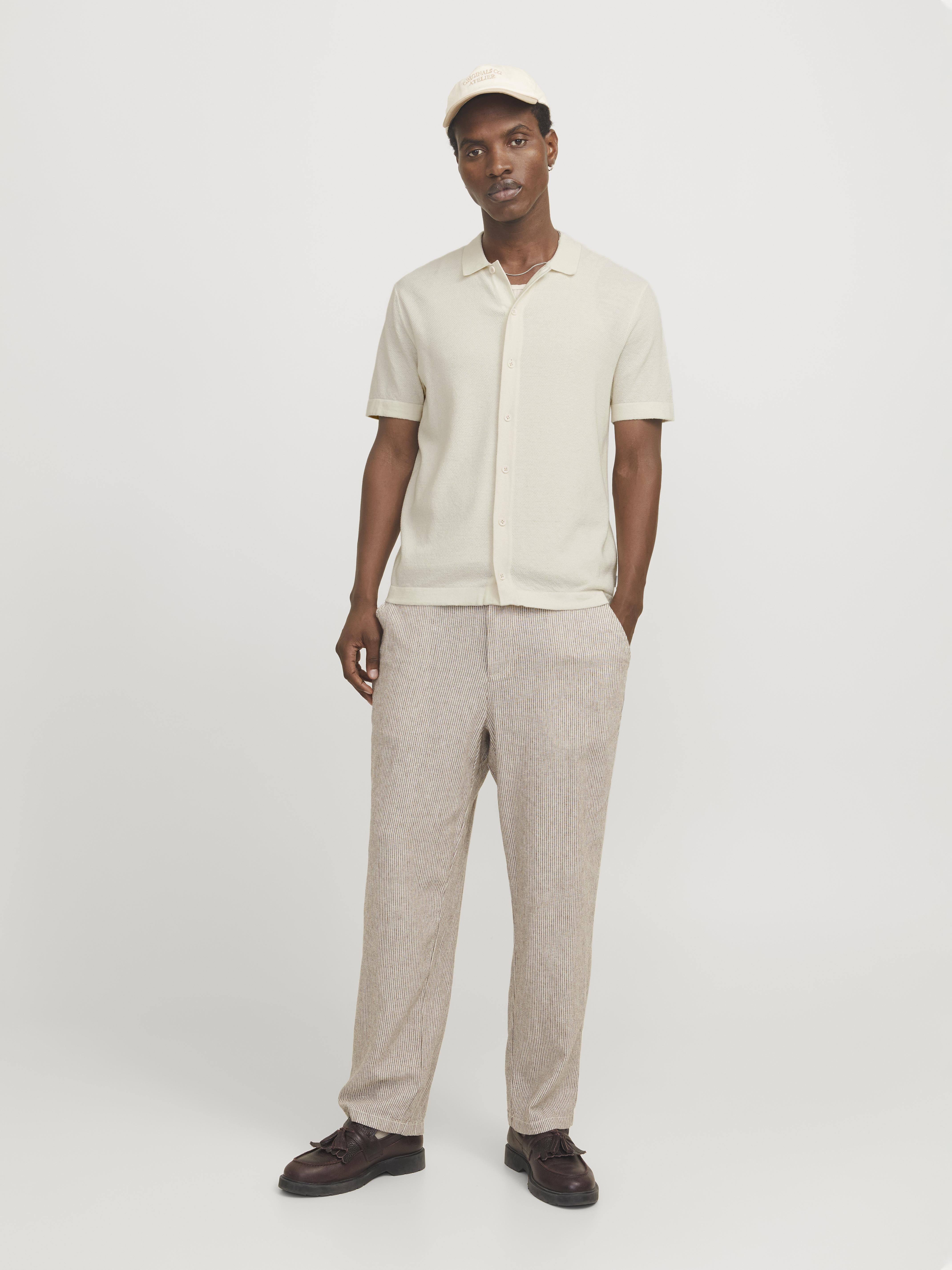 Jack & Jones polo panna con bottoni