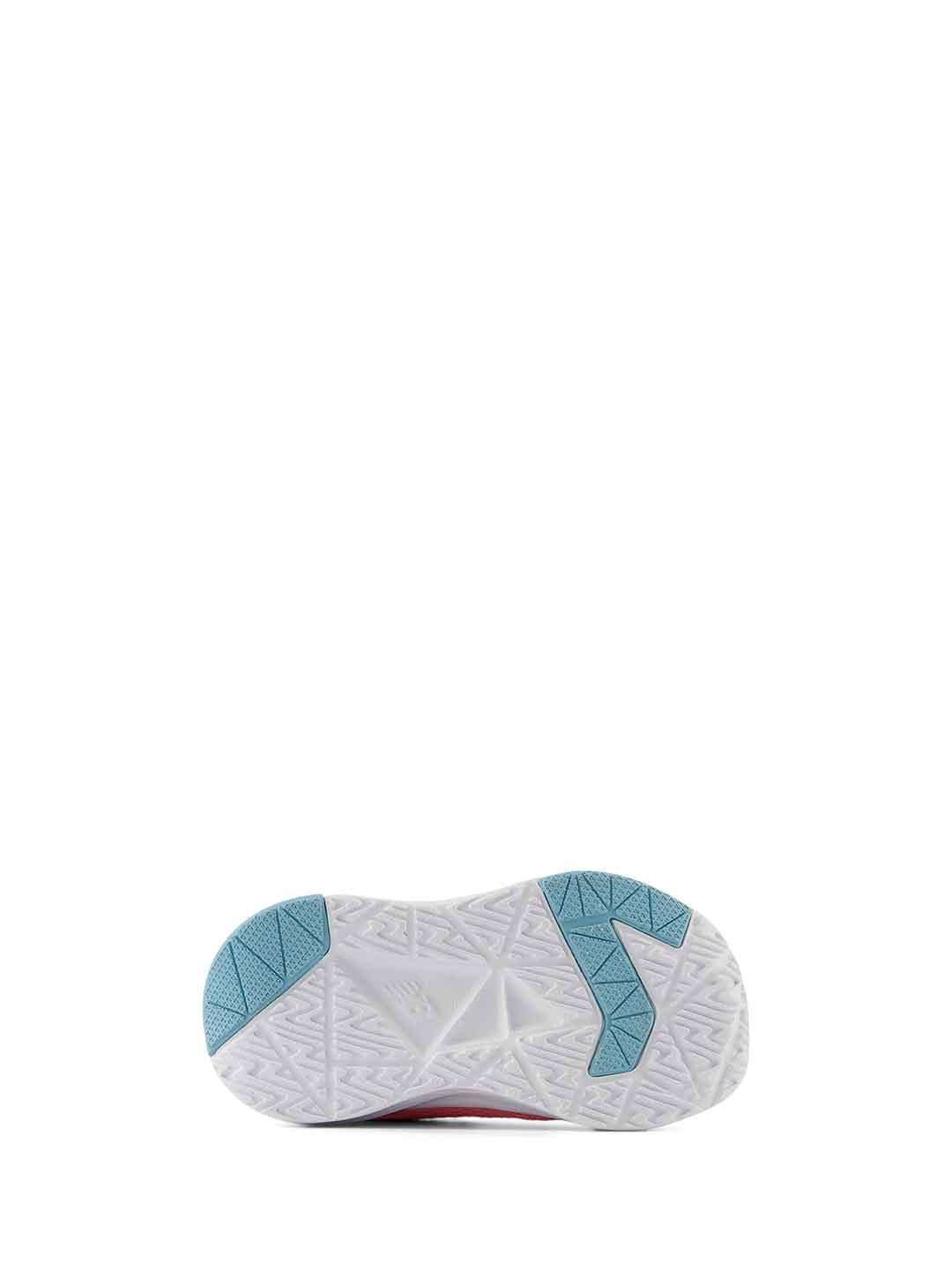 New Balance 578 sneakers kids rosa con logo celeste