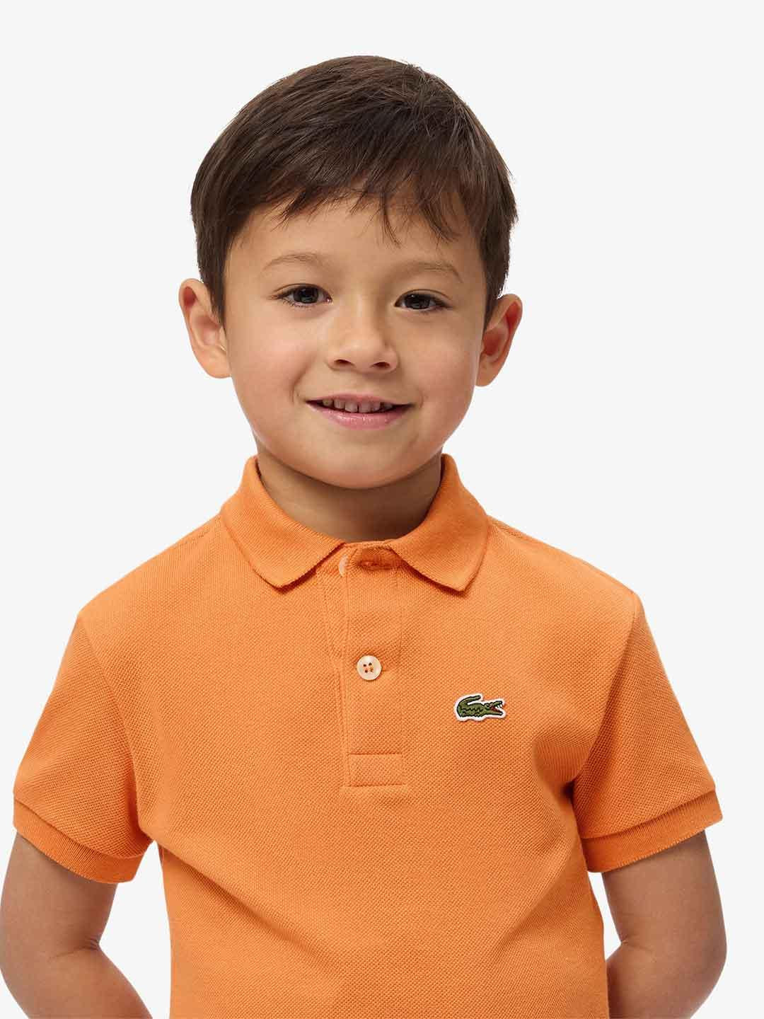 Lacoste t-shirt kids arancio
