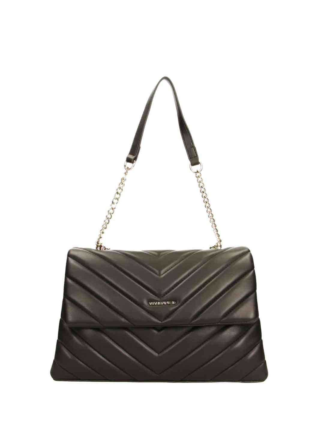 Vivienne D Soft borsa nero trapuntata big