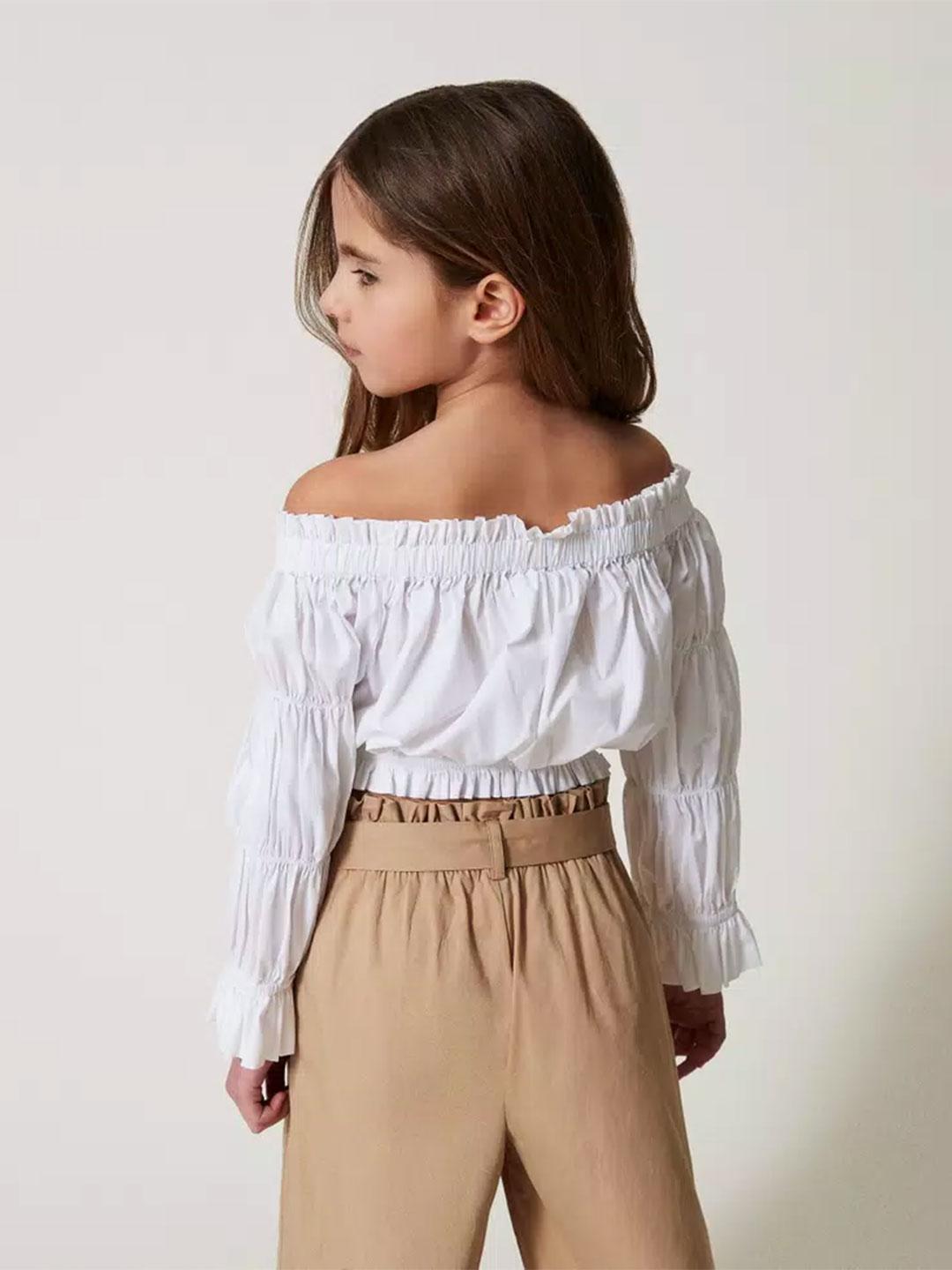 Twinset top kids bianco