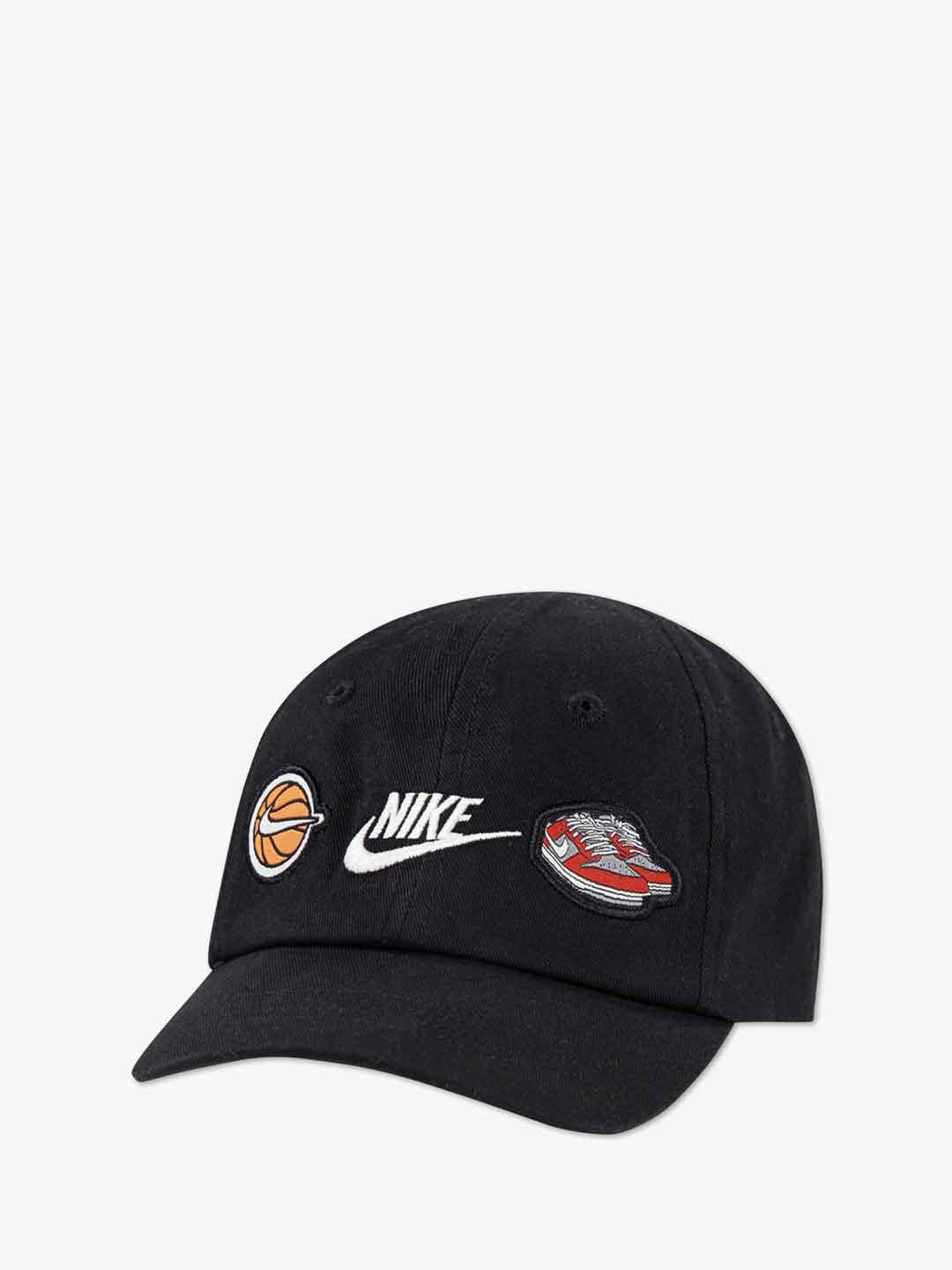 Nike cappello kids nero con patch