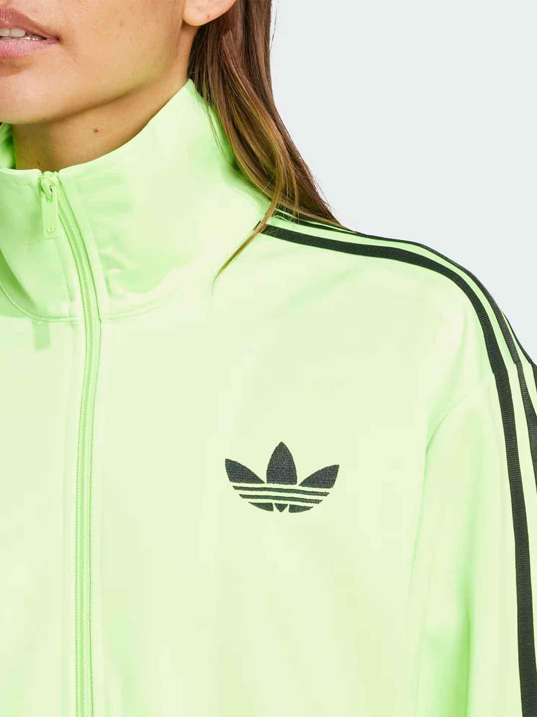 Adidas Adicolor felpa verde con zip