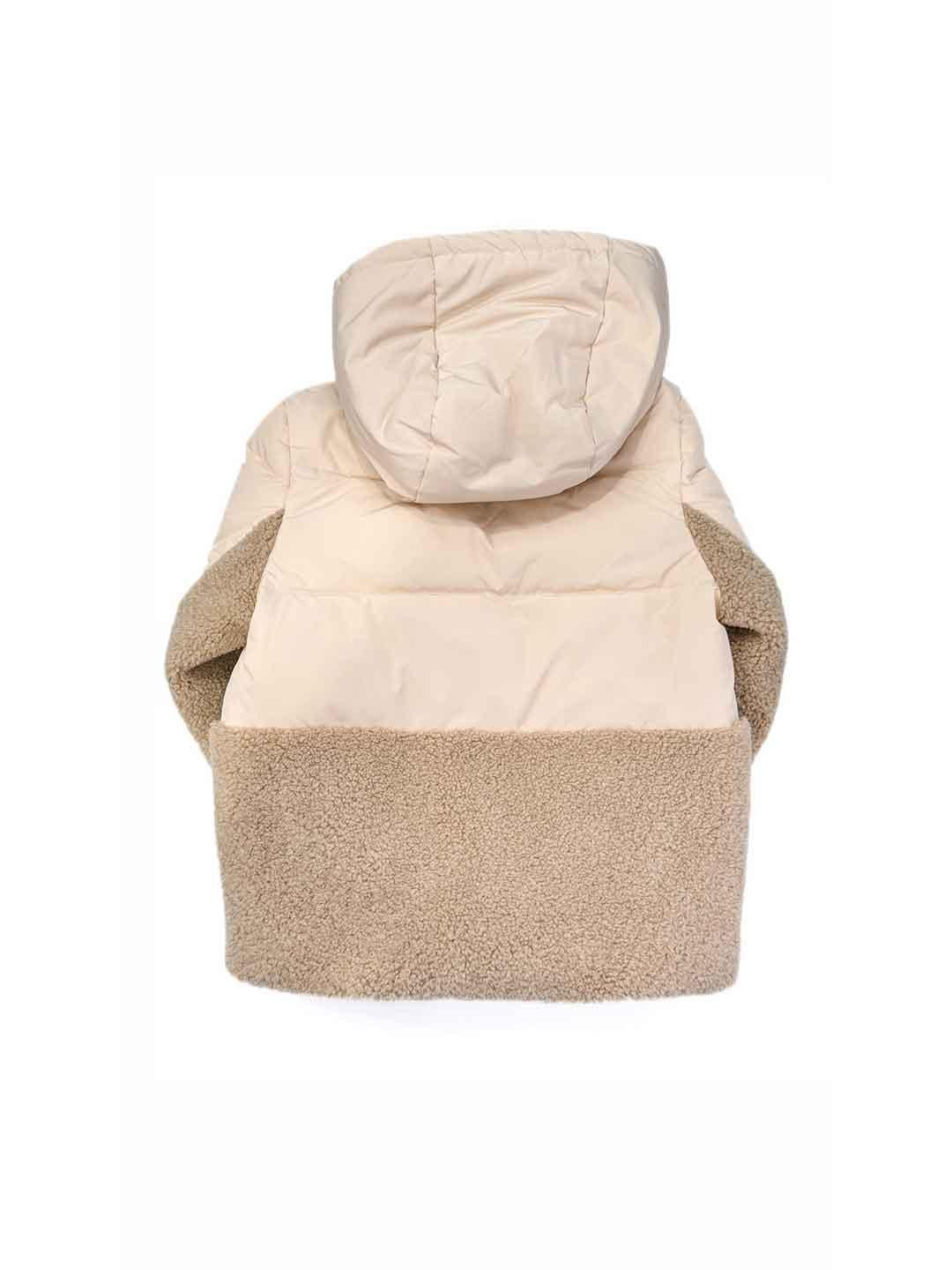 Refrigue piumino kids beige in teddy