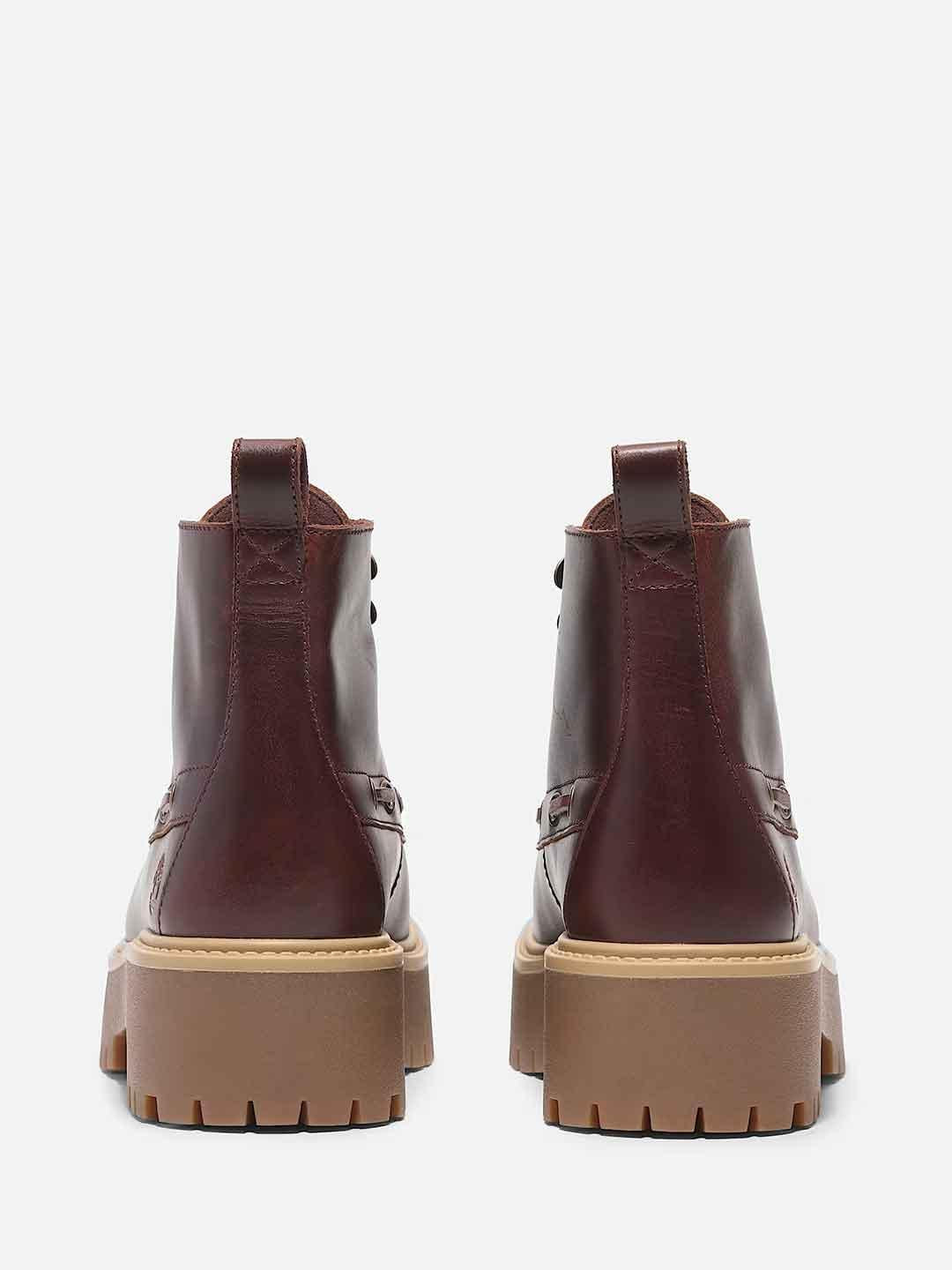 Timberland Stone Street anfibio bordeaux con frange