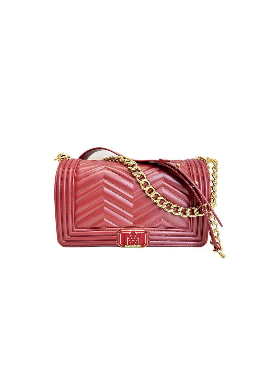 Marc Ellis Flat Wave M borsa bordeaux
